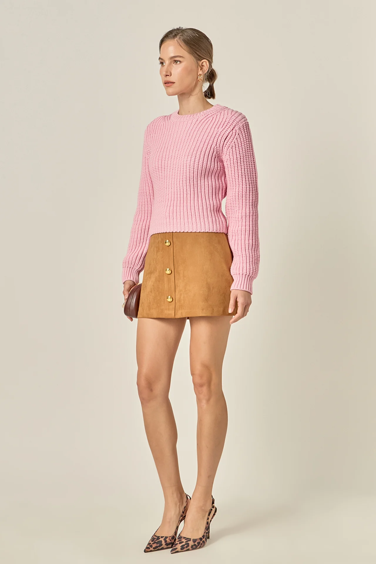 Round-neck Knit Sweater - Image 13