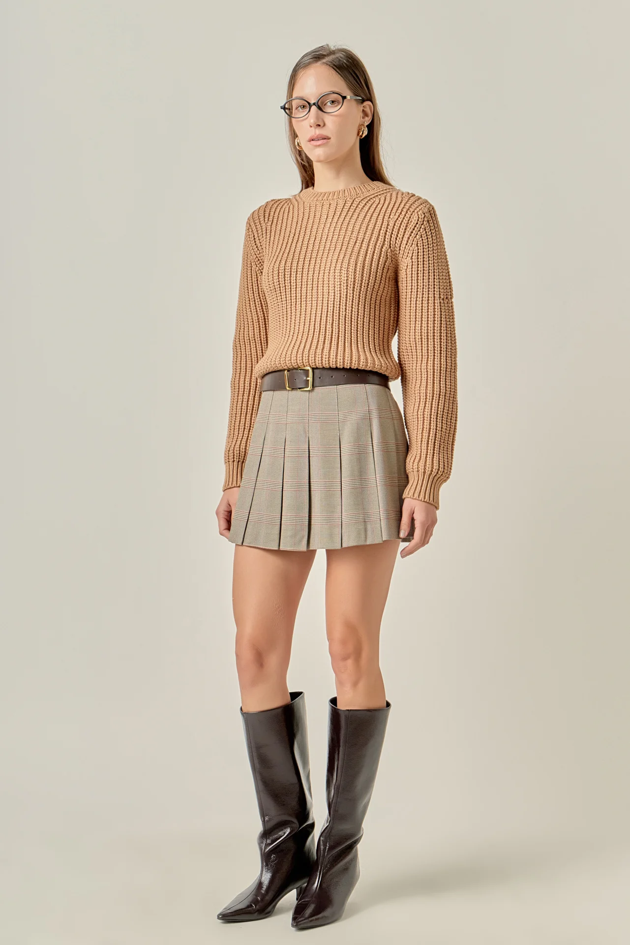 Round-neck Knit Sweater - Image 17