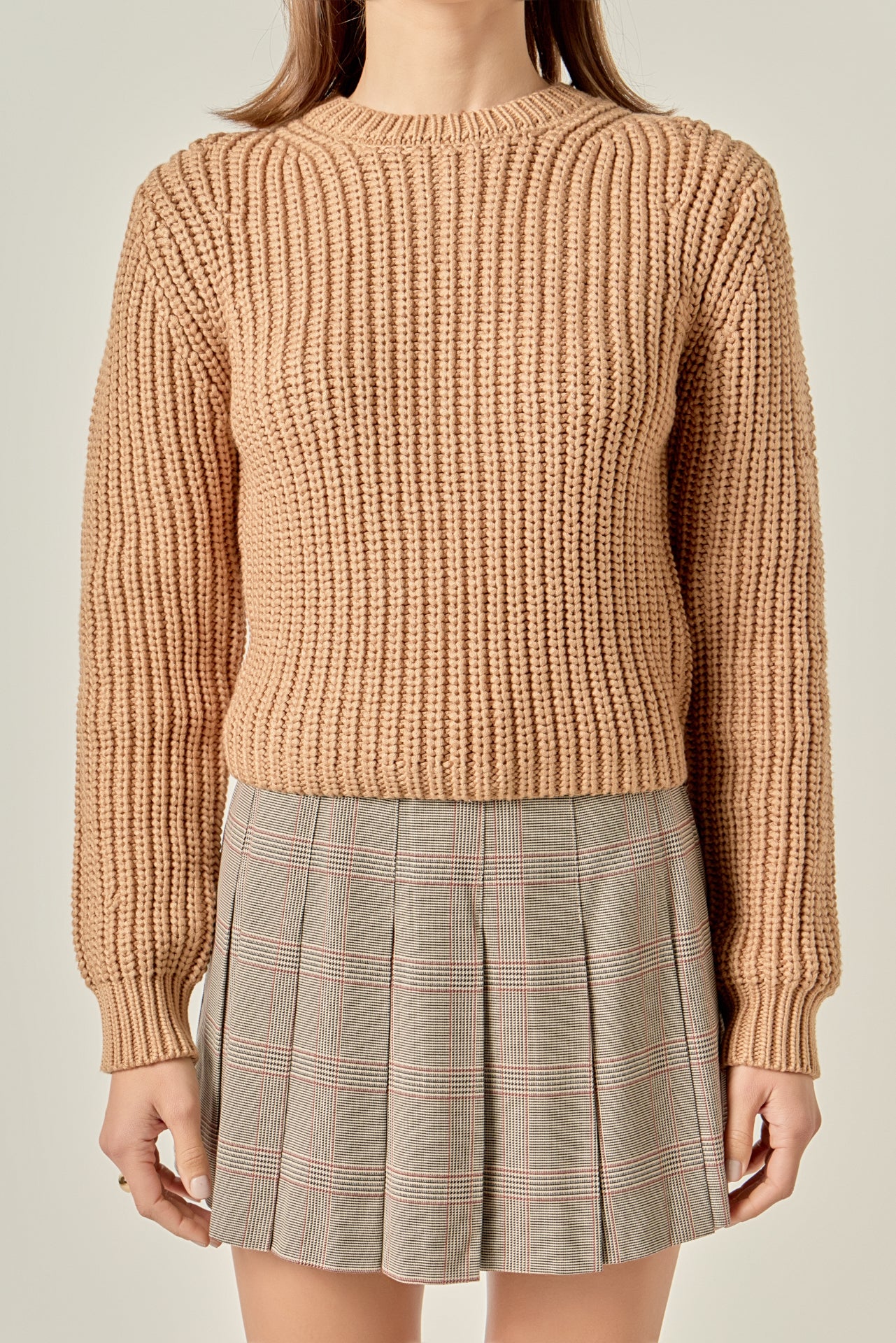 Round-neck Knit Sweater - Image 18