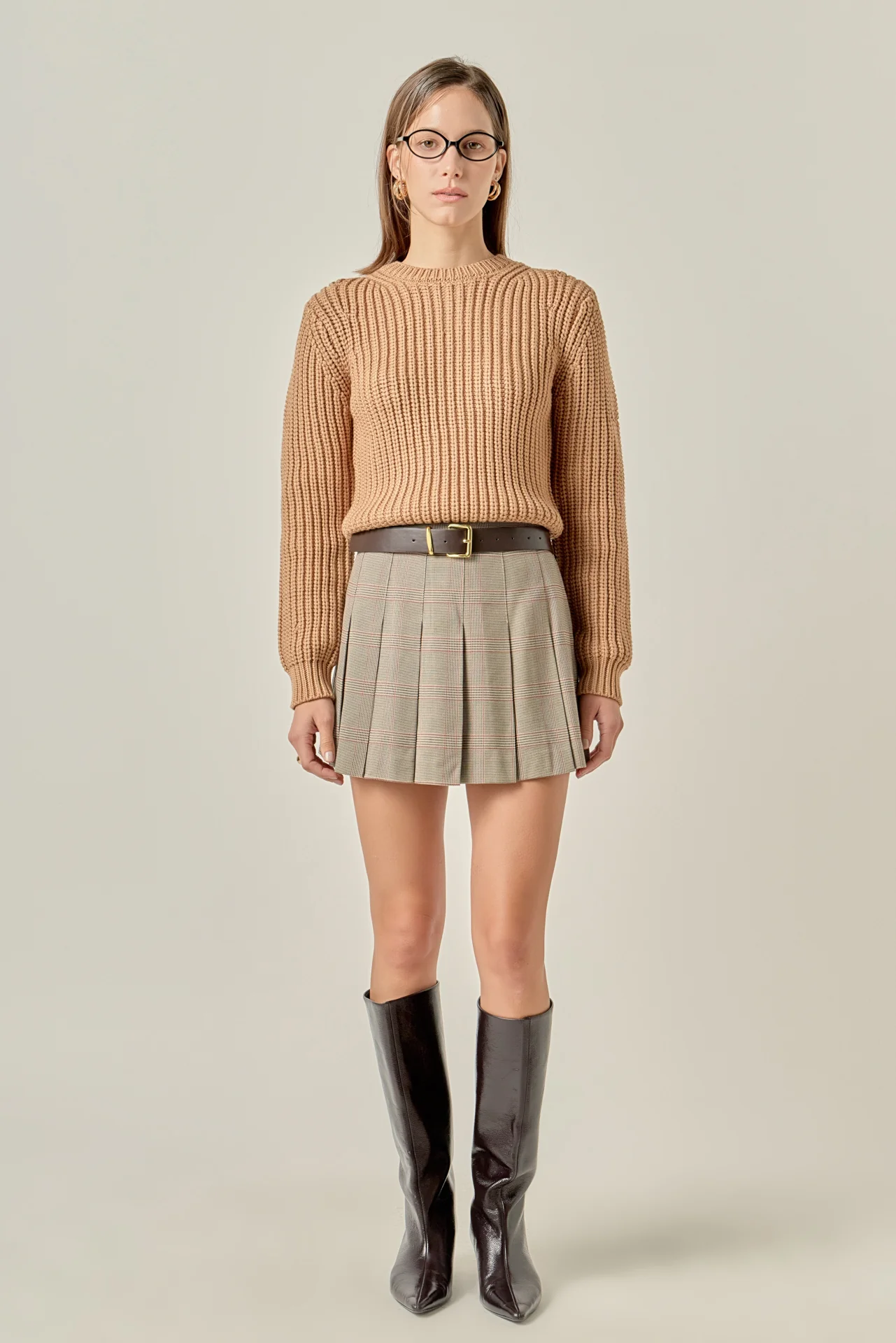 Round-neck Knit Sweater - Image 19