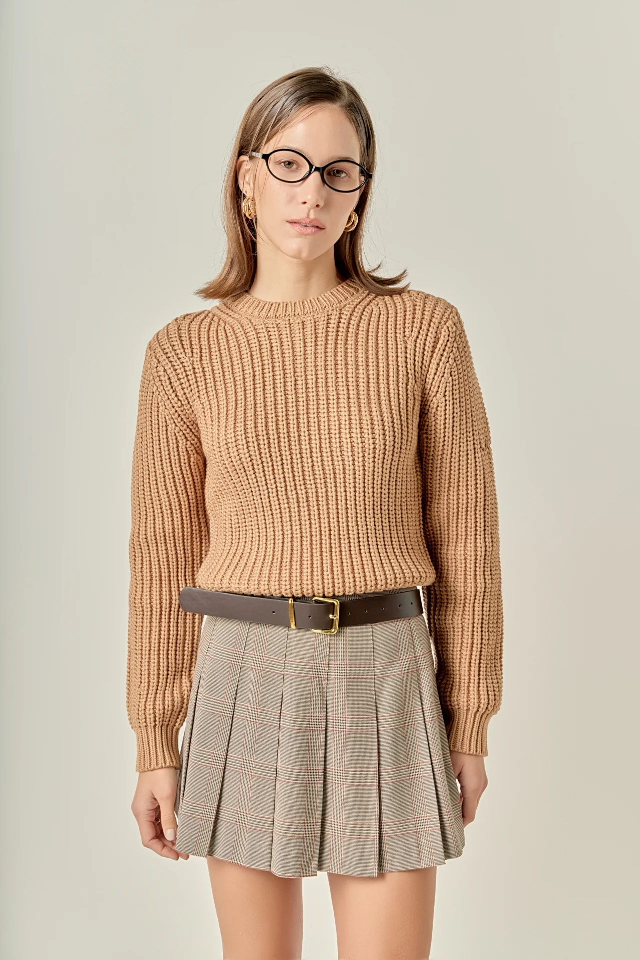 Round-neck Knit Sweater - Image 21