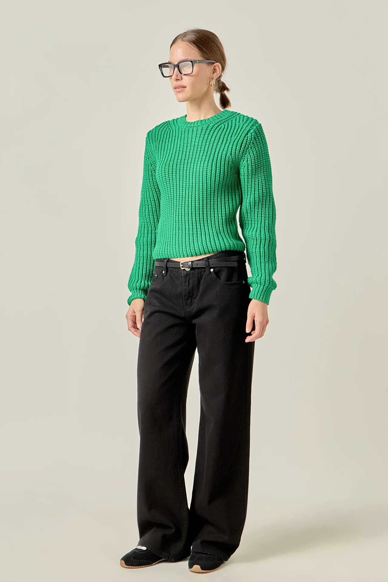 Round-neck Knit Sweater - Image 6