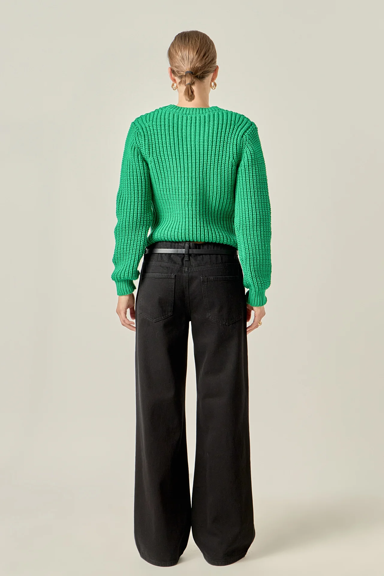 Round-neck Knit Sweater - Image 9