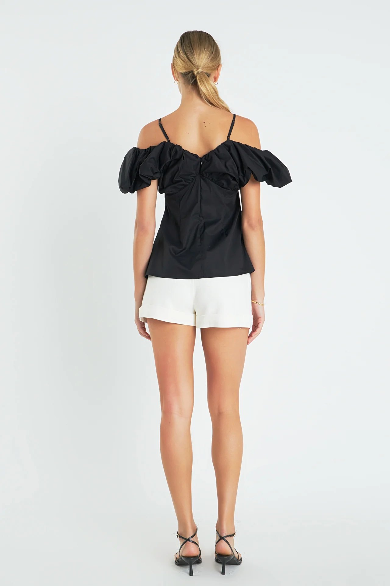 Ruched Sleeve Top - Image 3