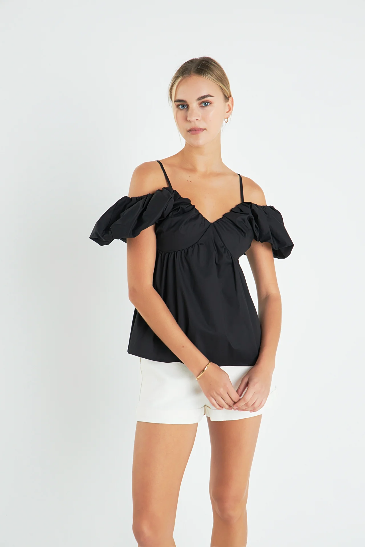 Ruched Sleeve Top - Image 5