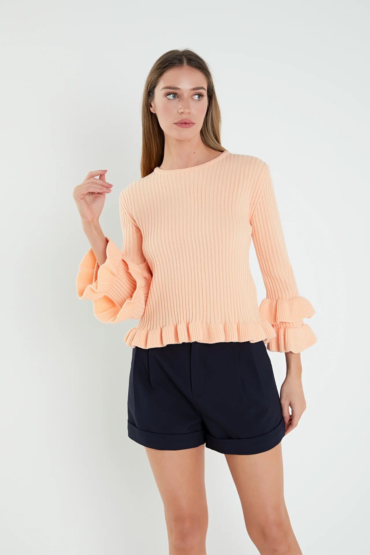 Ruffle Detail Sweater - Image 5