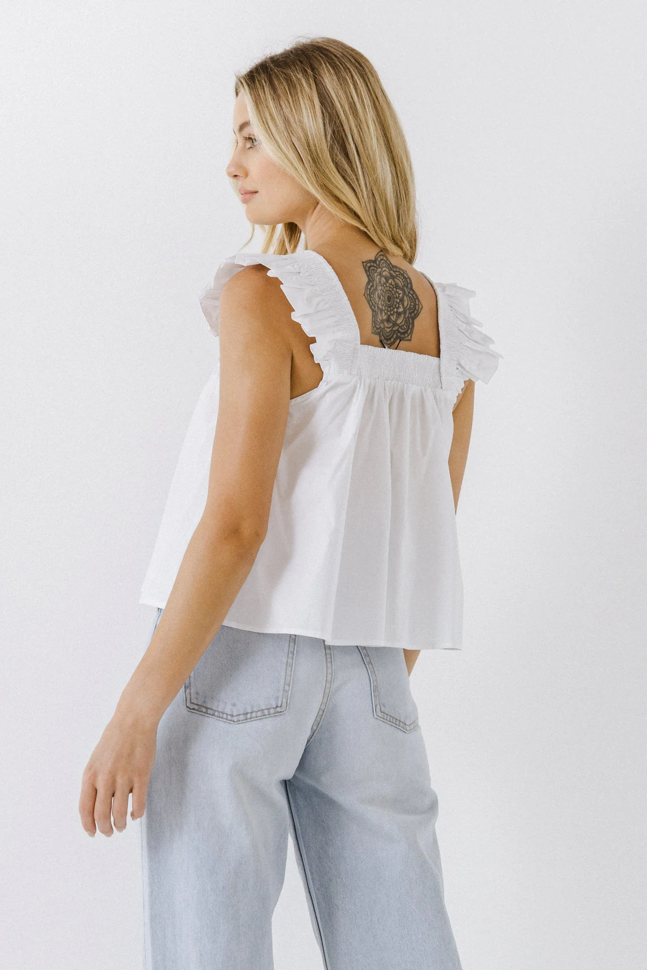 Ruffle Detail Top - Image 4