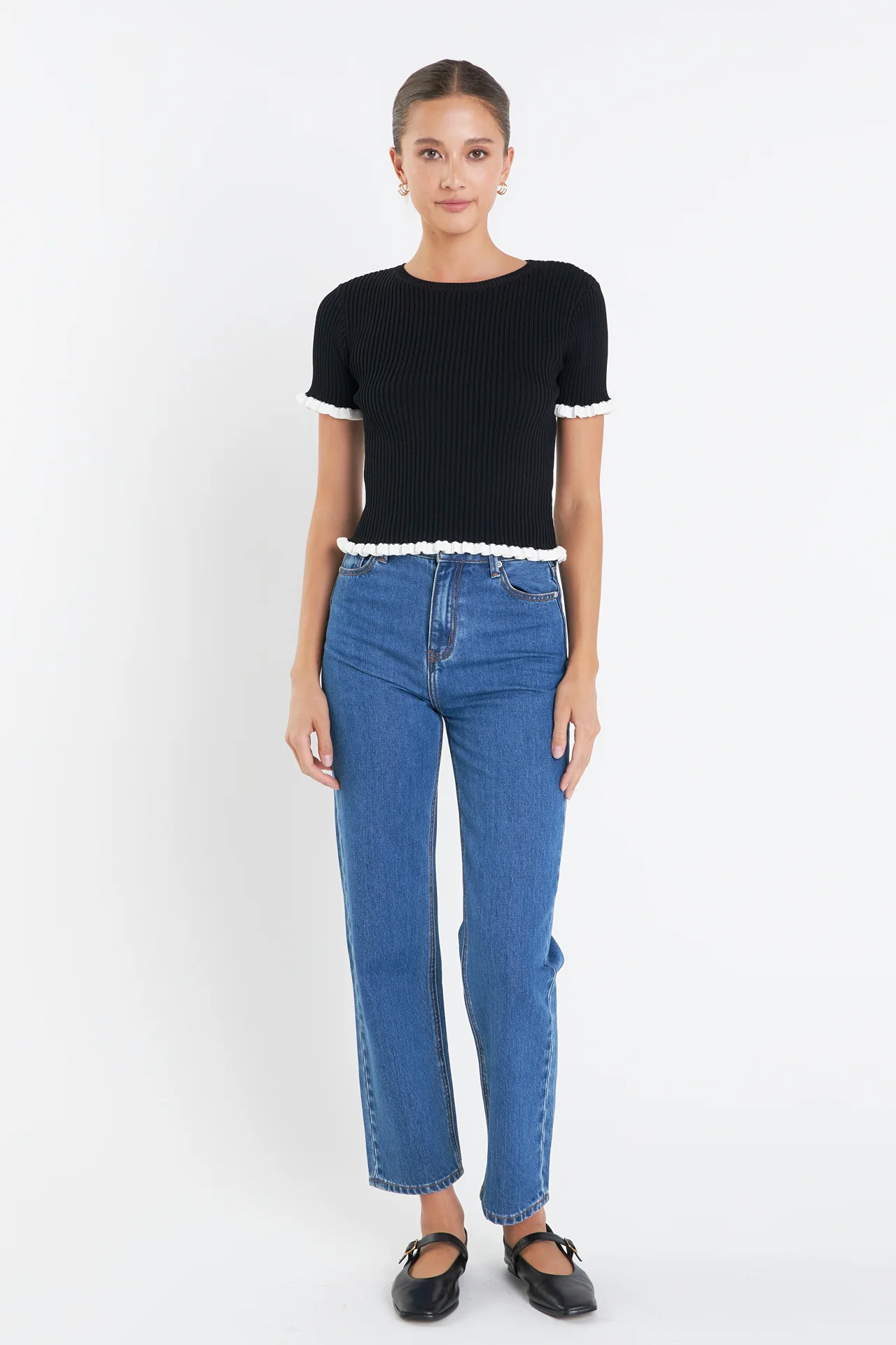 Ruffle Detailed Knit Top - Image 12