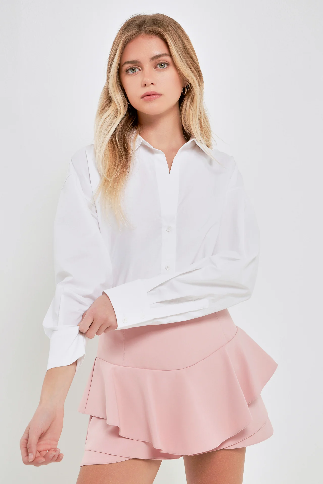 Ruffle Layered Mini Skort - Image 20