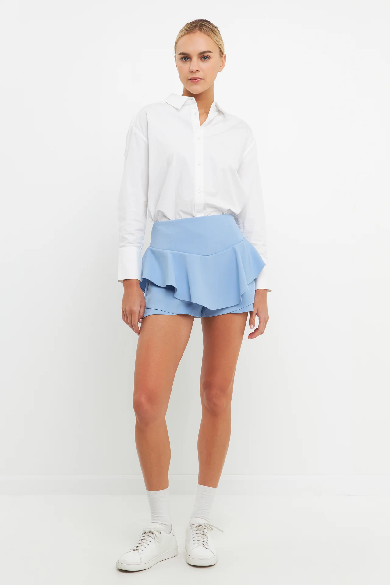 Ruffle Layered Mini Skort - Image 21