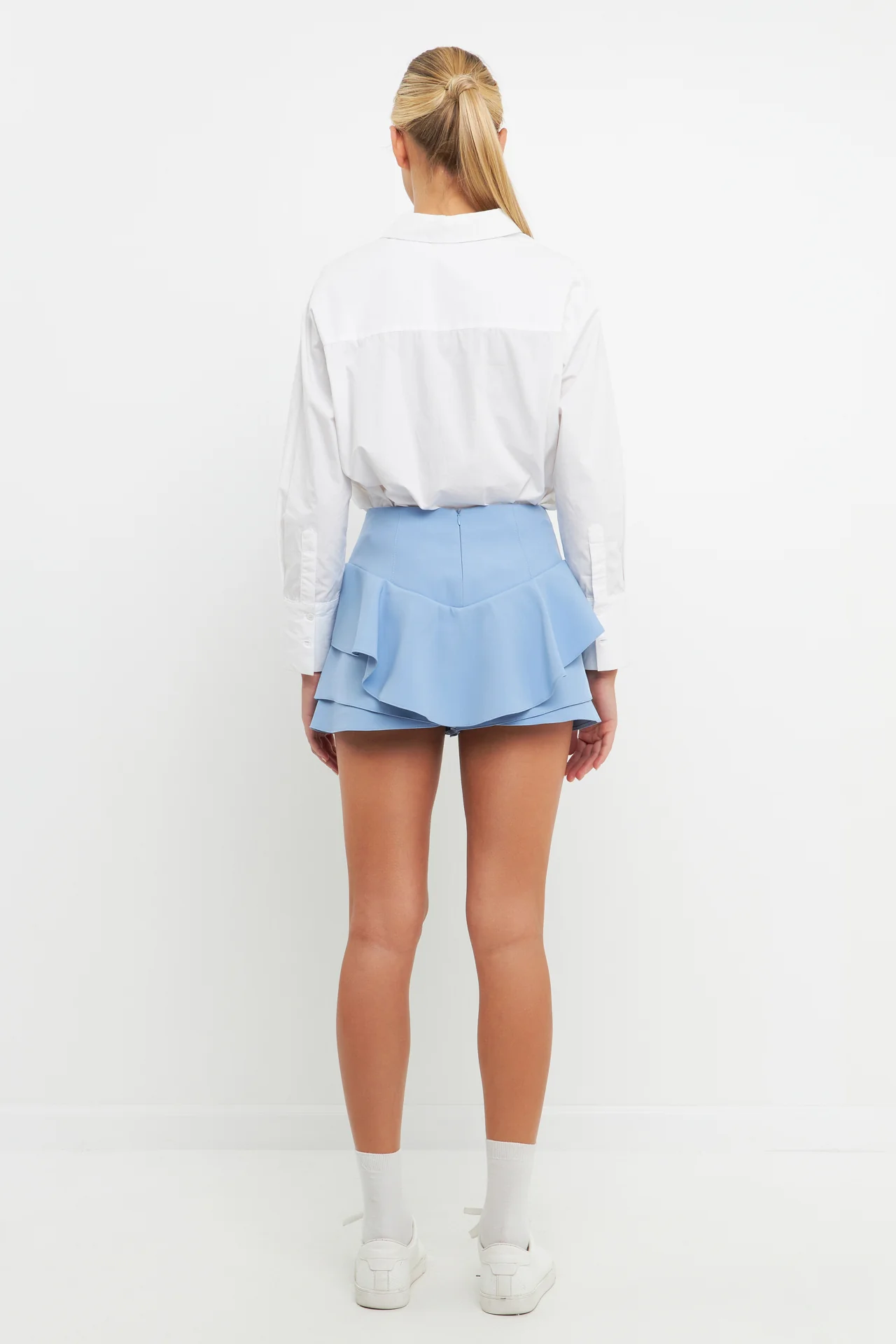 Ruffle Layered Mini Skort - Image 24