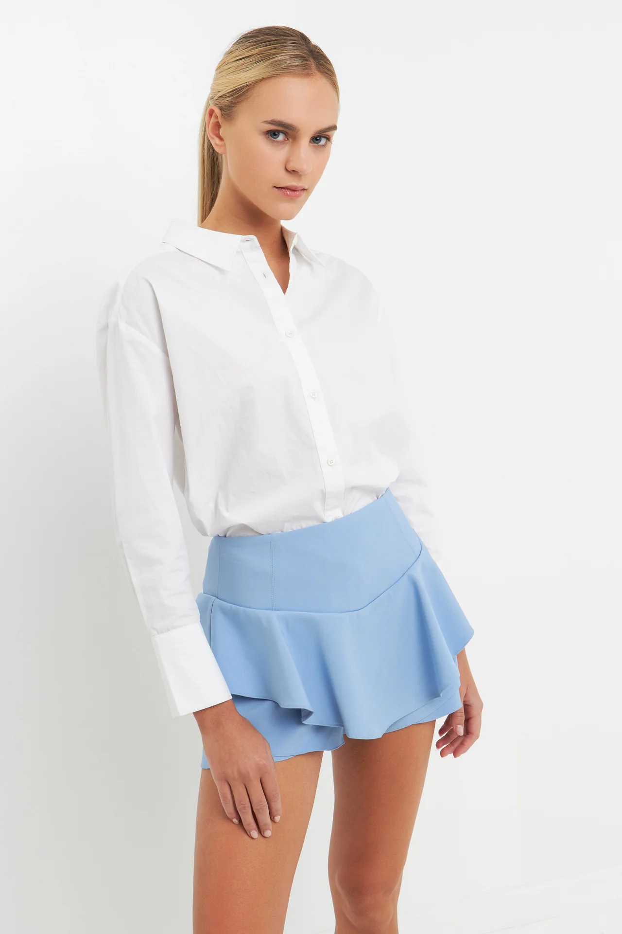 Ruffle Layered Mini Skort - Image 25