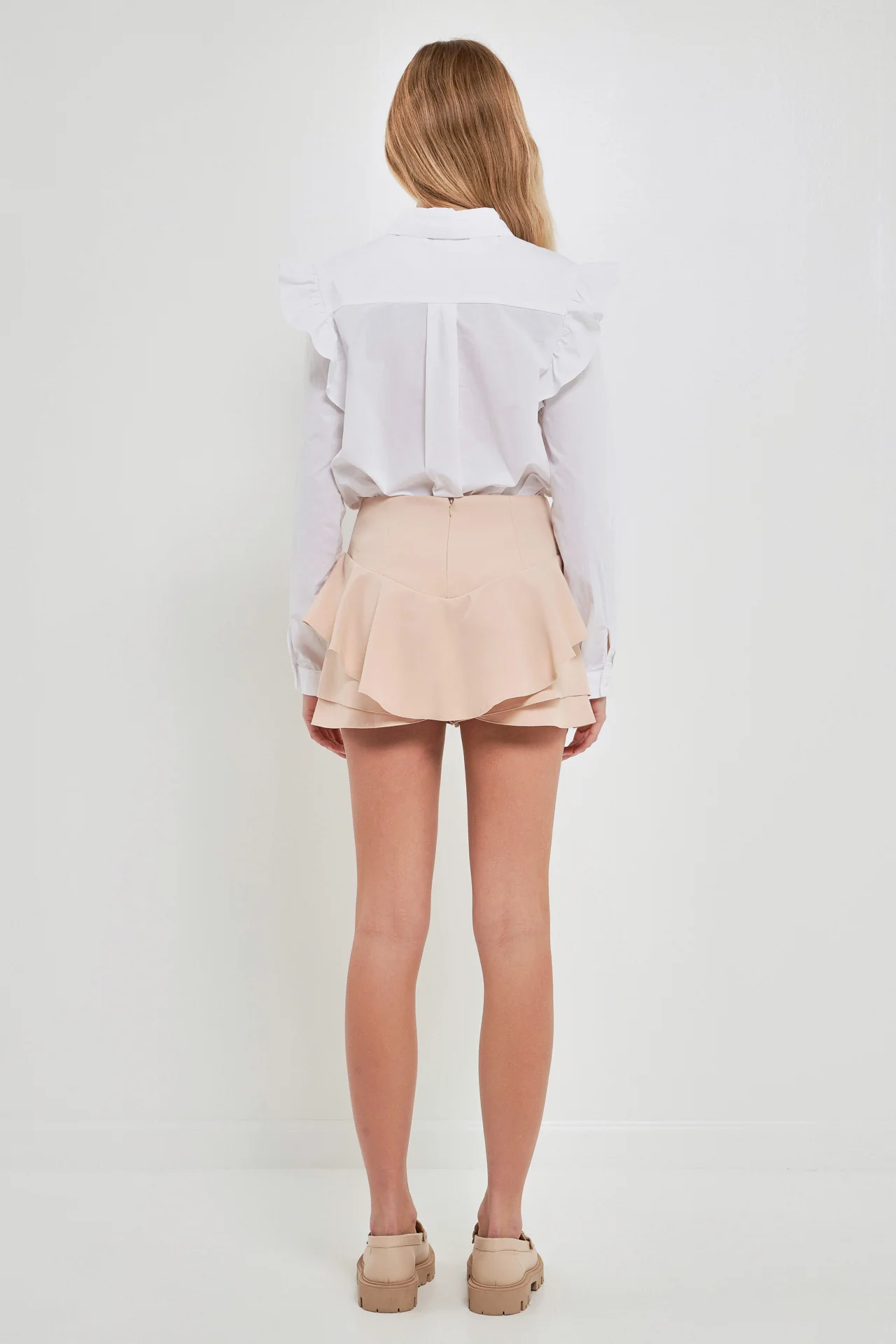 Ruffle Layered Mini Skort - Image 9