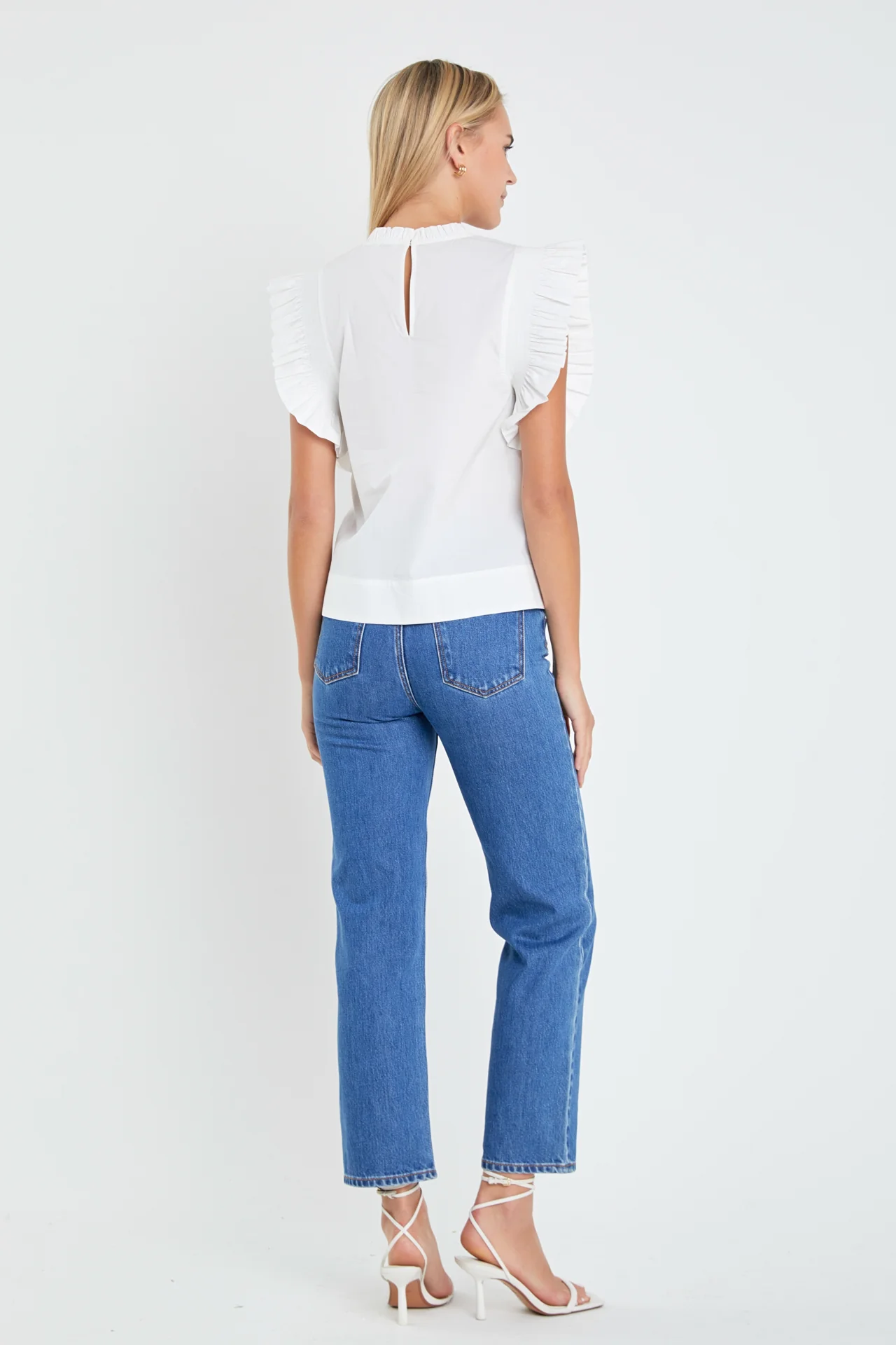 Ruffle Sleeve Top - Image 19