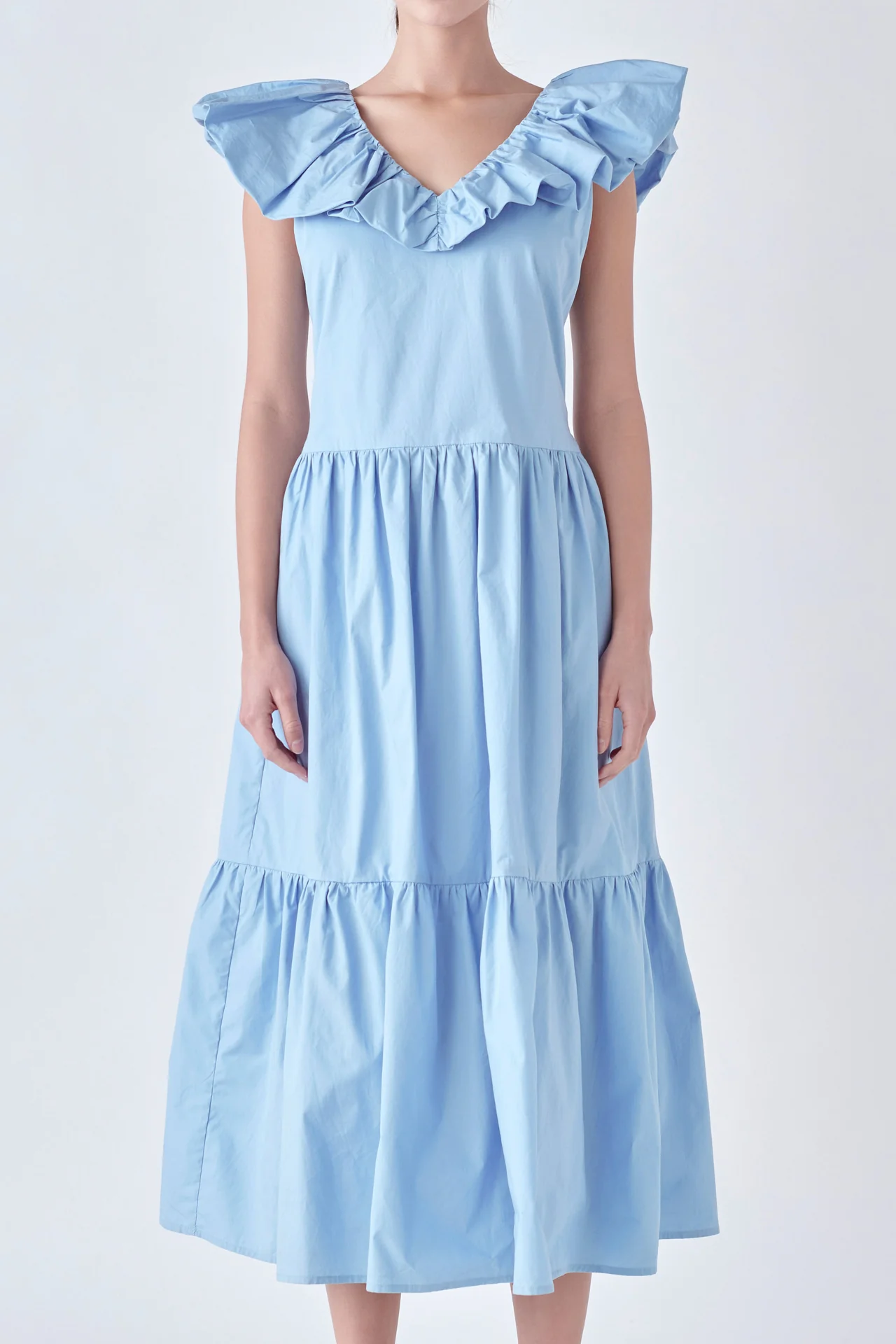 Ruffled Midi Dress - Image 2