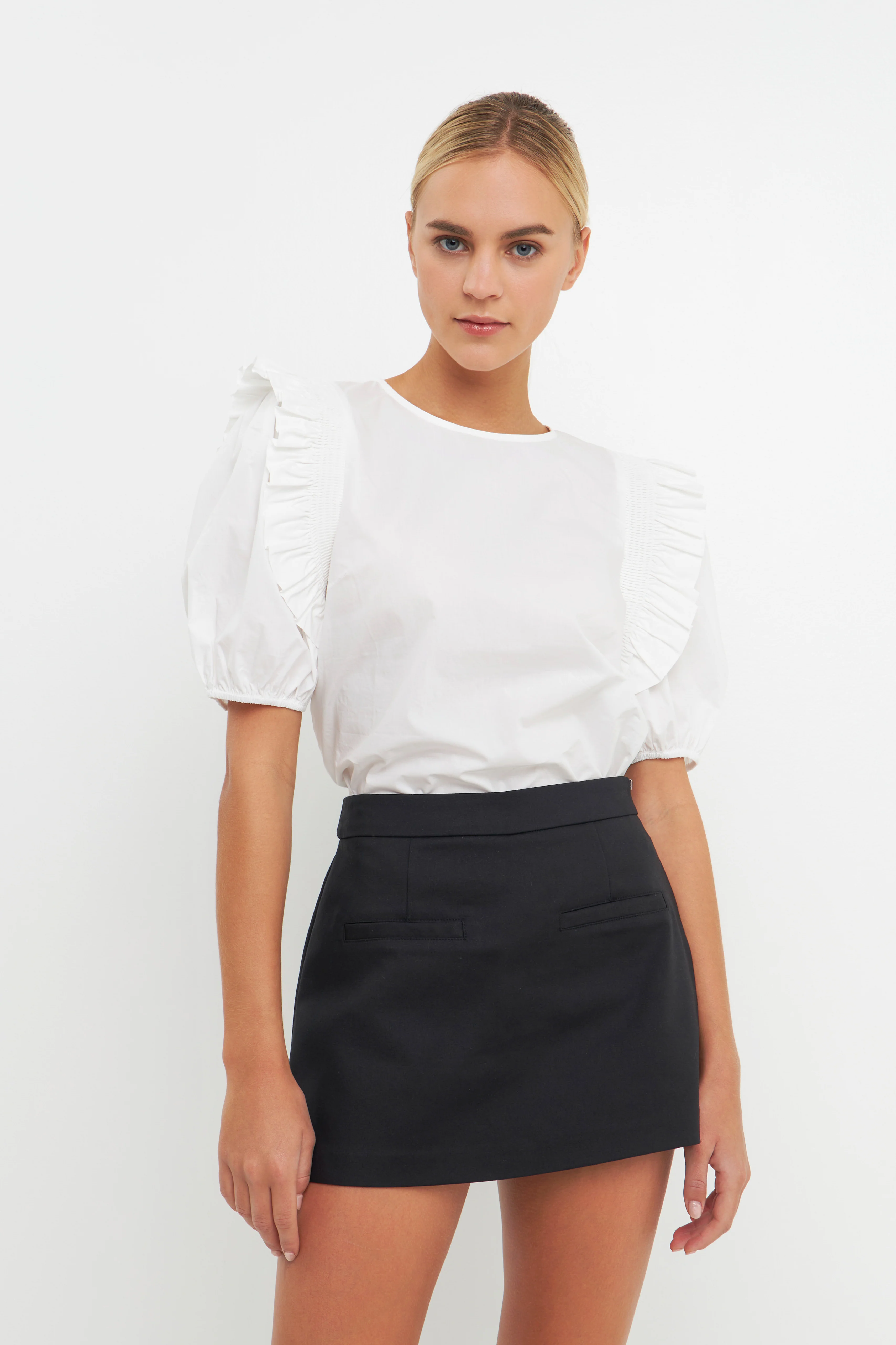 Ruffled Top with Smocking Detail - Image 5