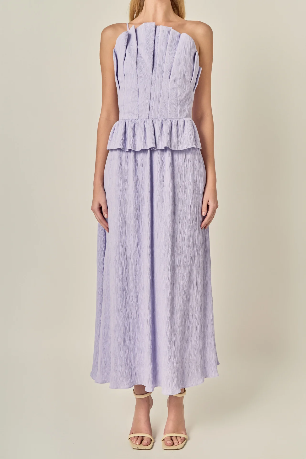 Modern Muse Pleated Midi Dress - Image 14