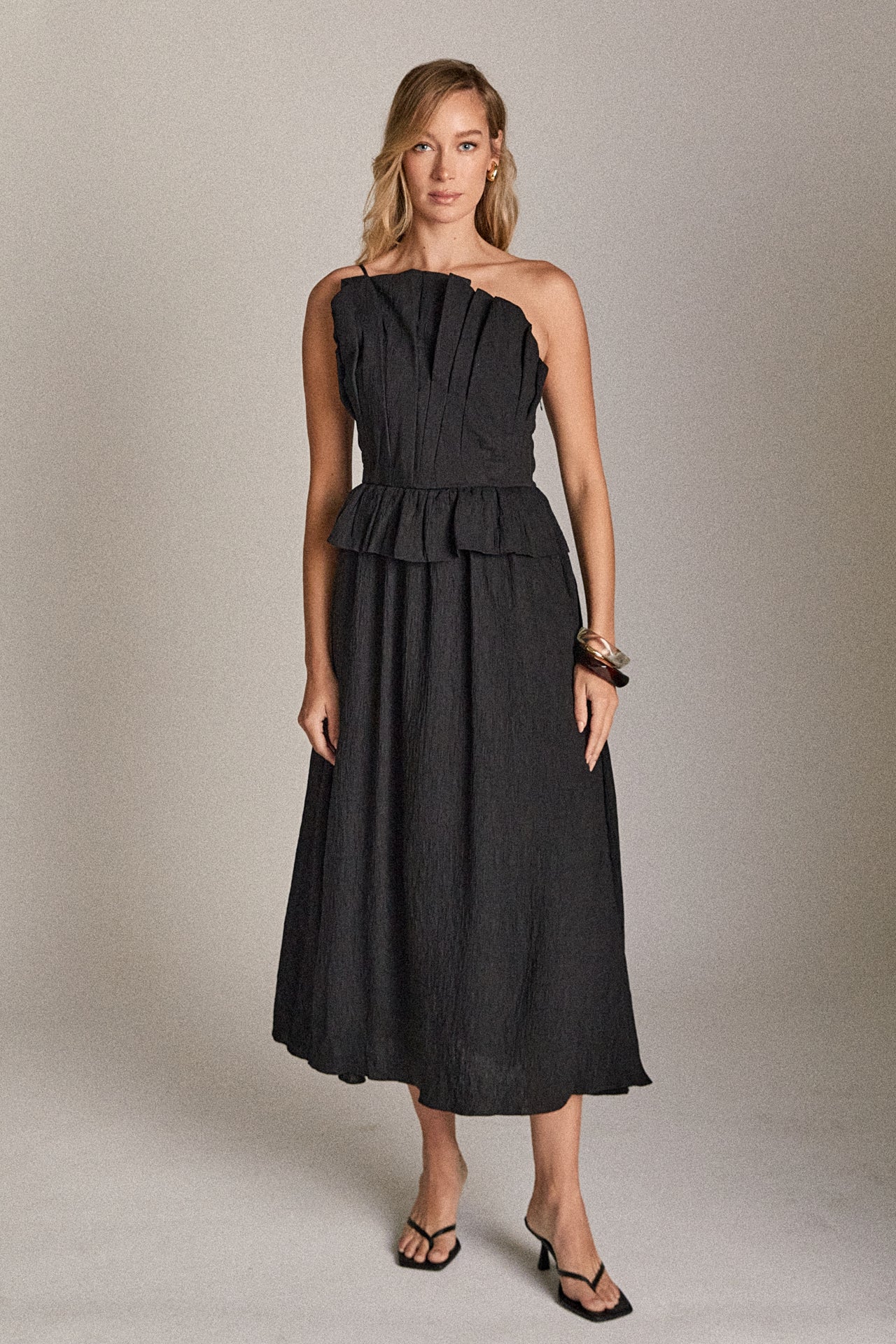 Modern Muse Pleated Midi Dress - Image 22