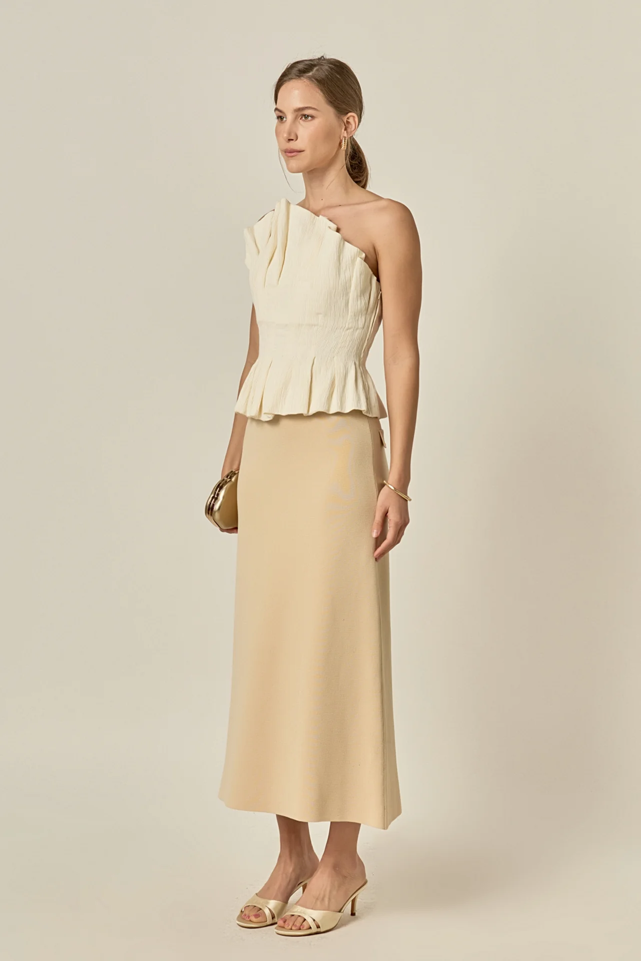 Shell Ruffled Tube Top - Image 5
