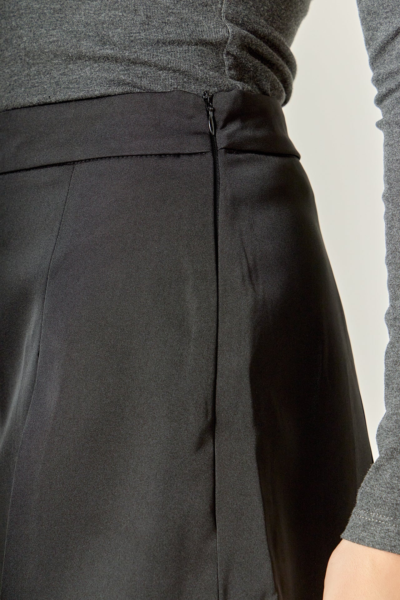 Satin Single Pleat Skort - Image 8