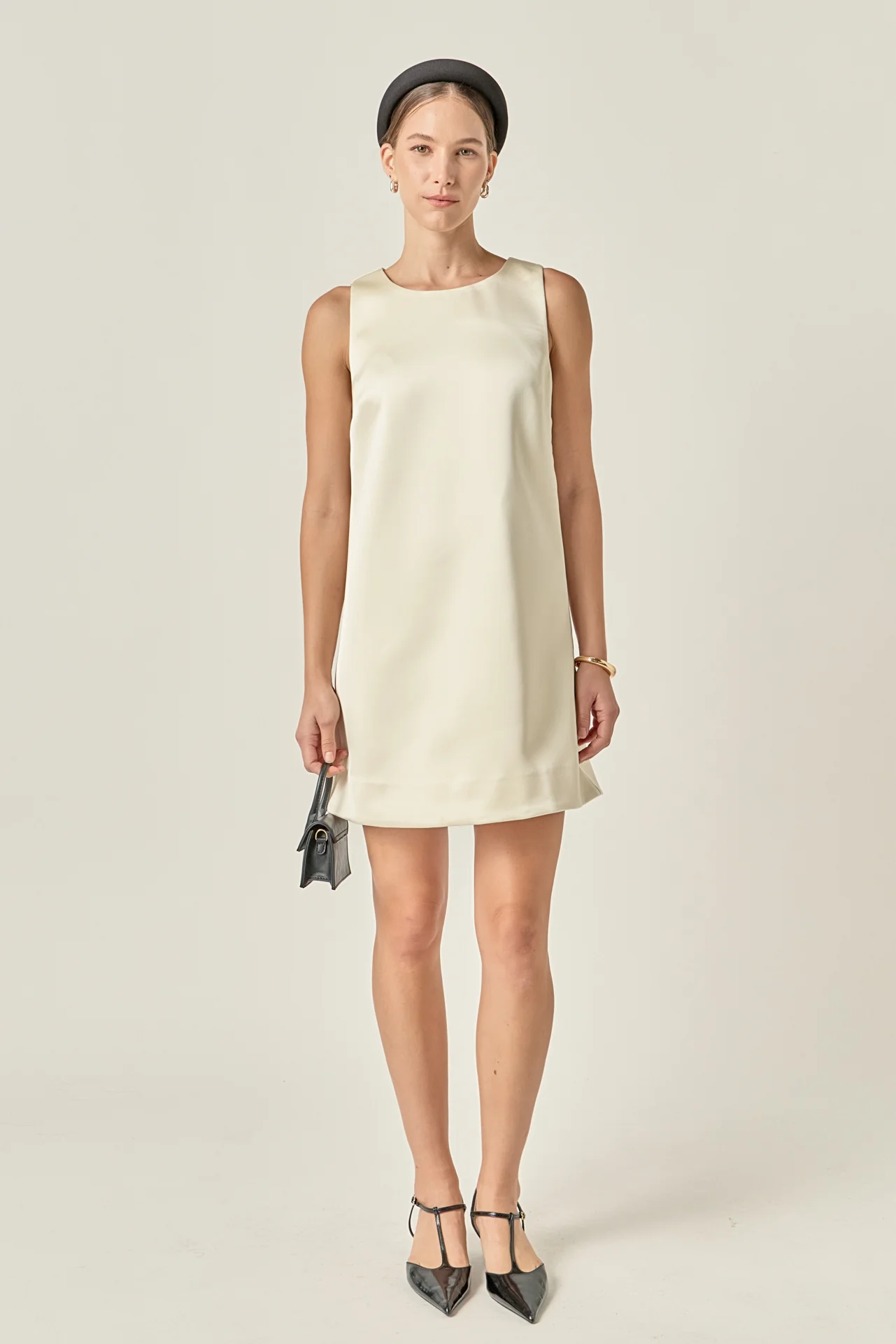 Satin Sleeveless Midi Dress - Image 6
