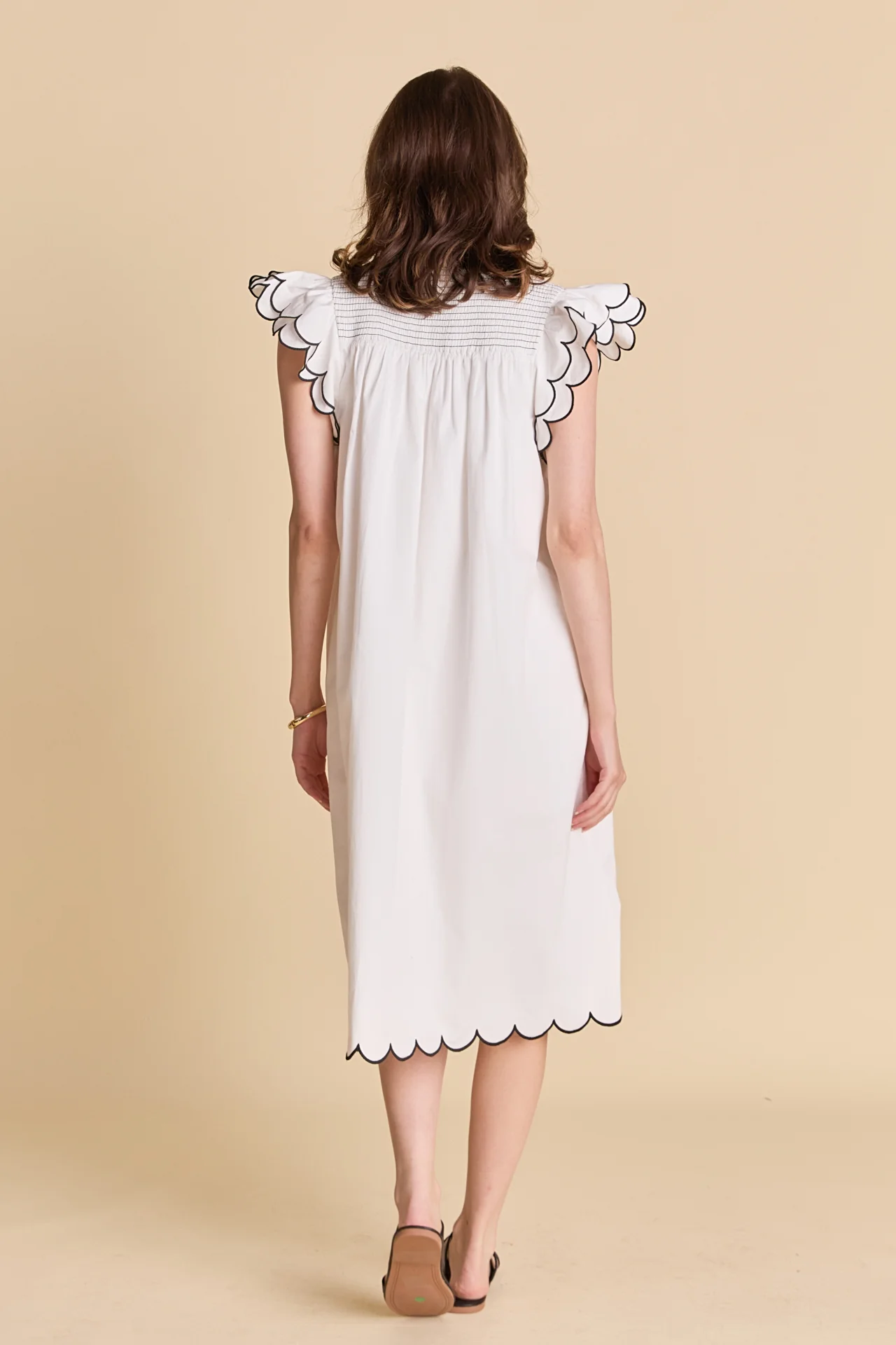Scallop Midi Dress - Image 12