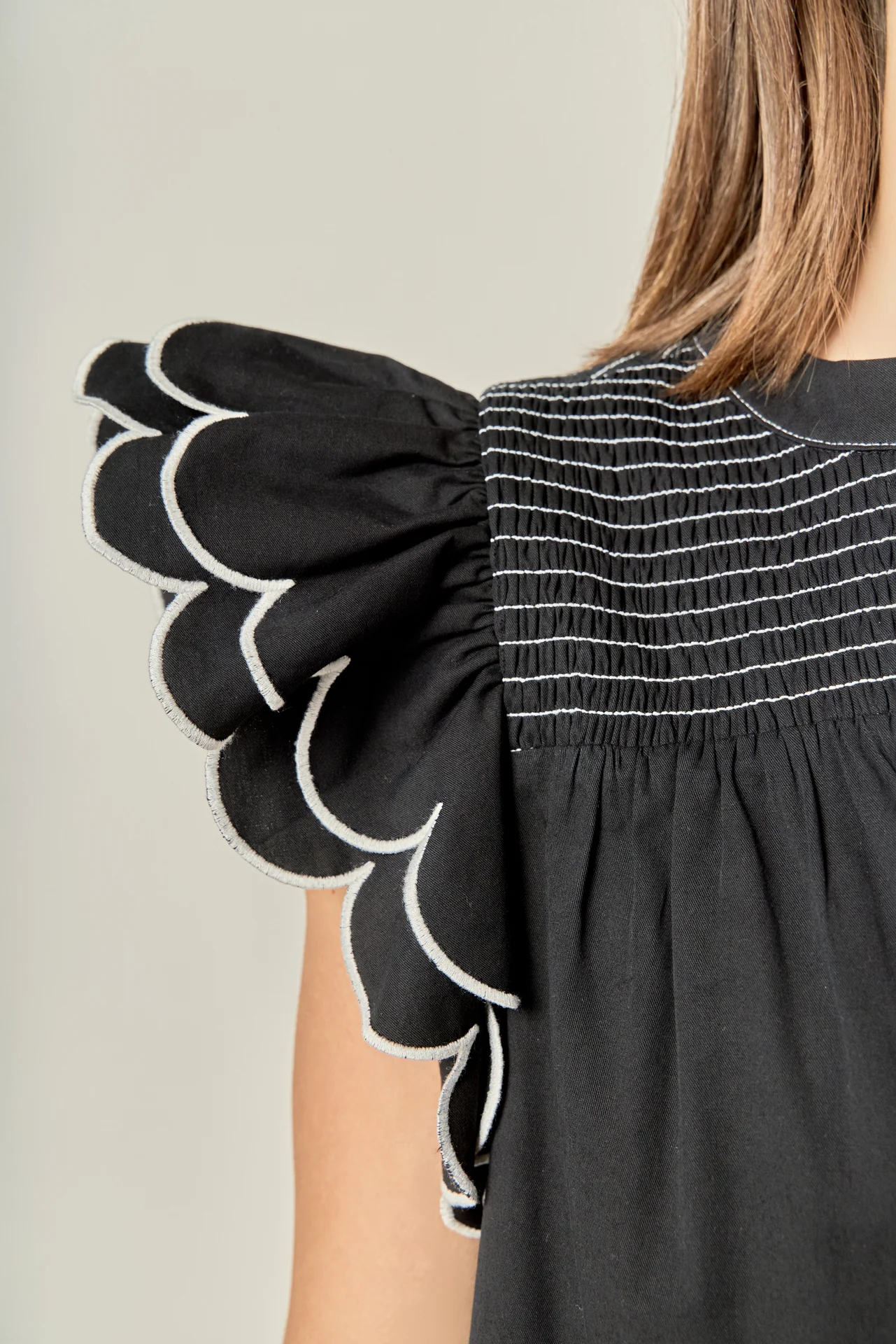 Scallop Midi Dress - Image 3