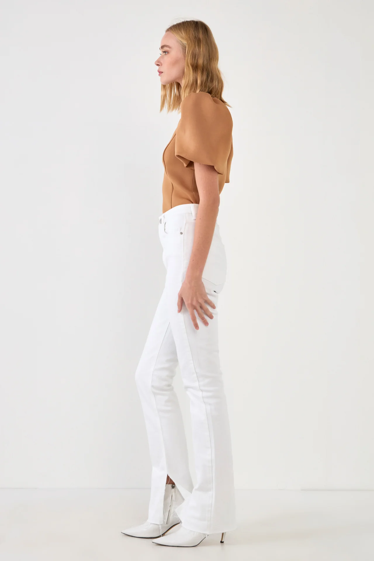 Scuba Puff Sleeve Top - Image 3