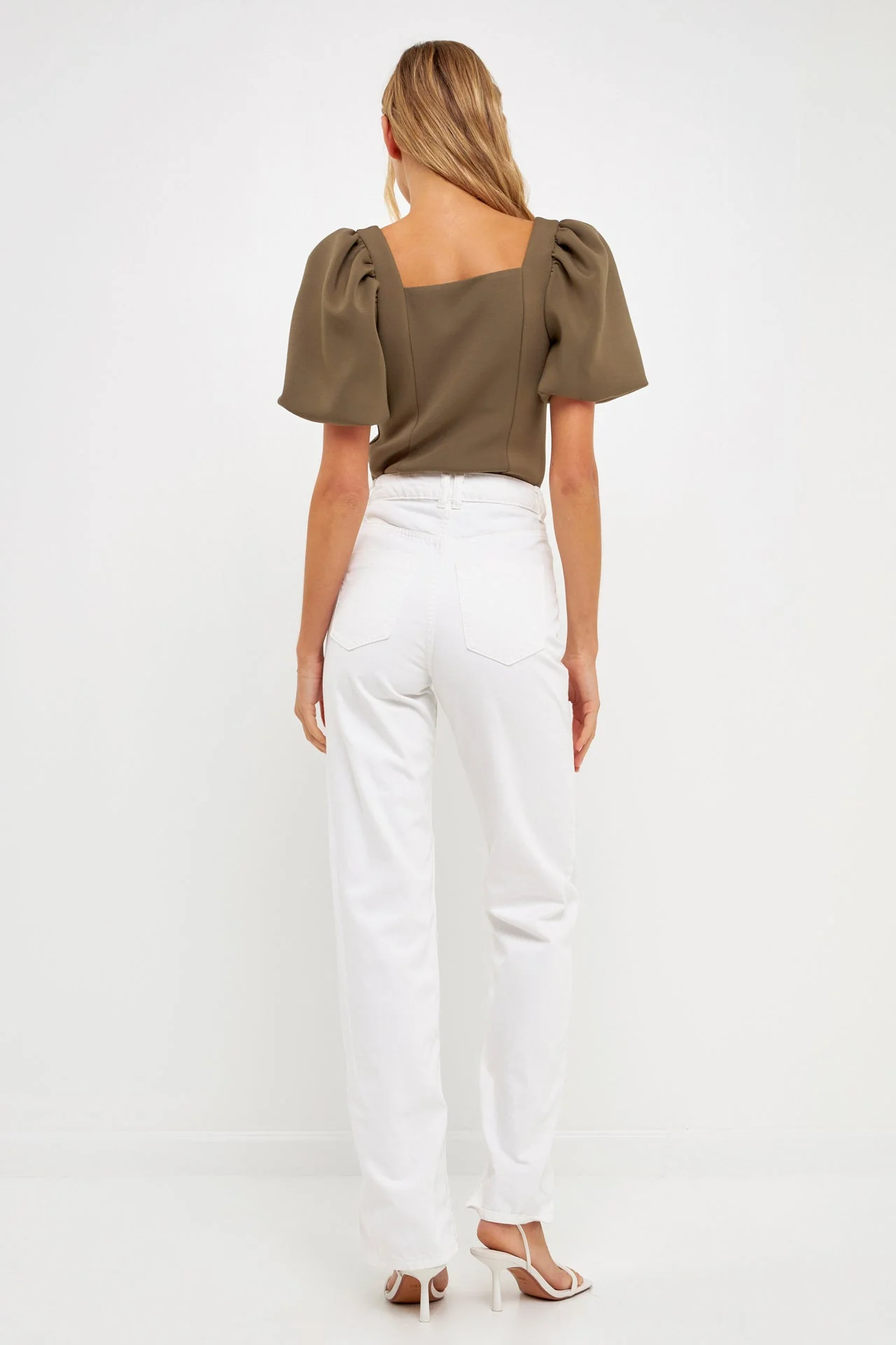 Scuba Puff Sleeve Top - Image 9