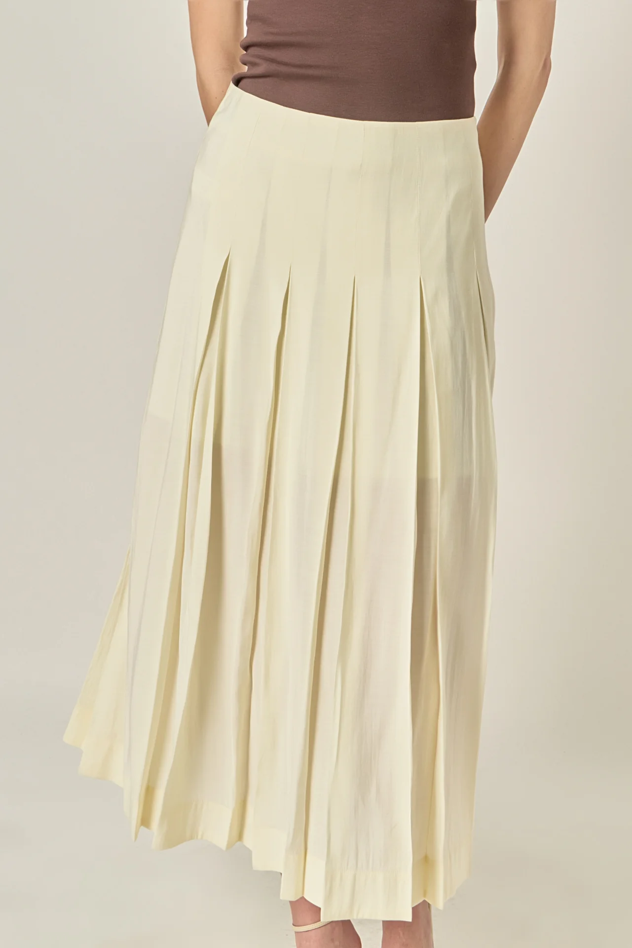 Sheer Pleated Skirt - Image 5