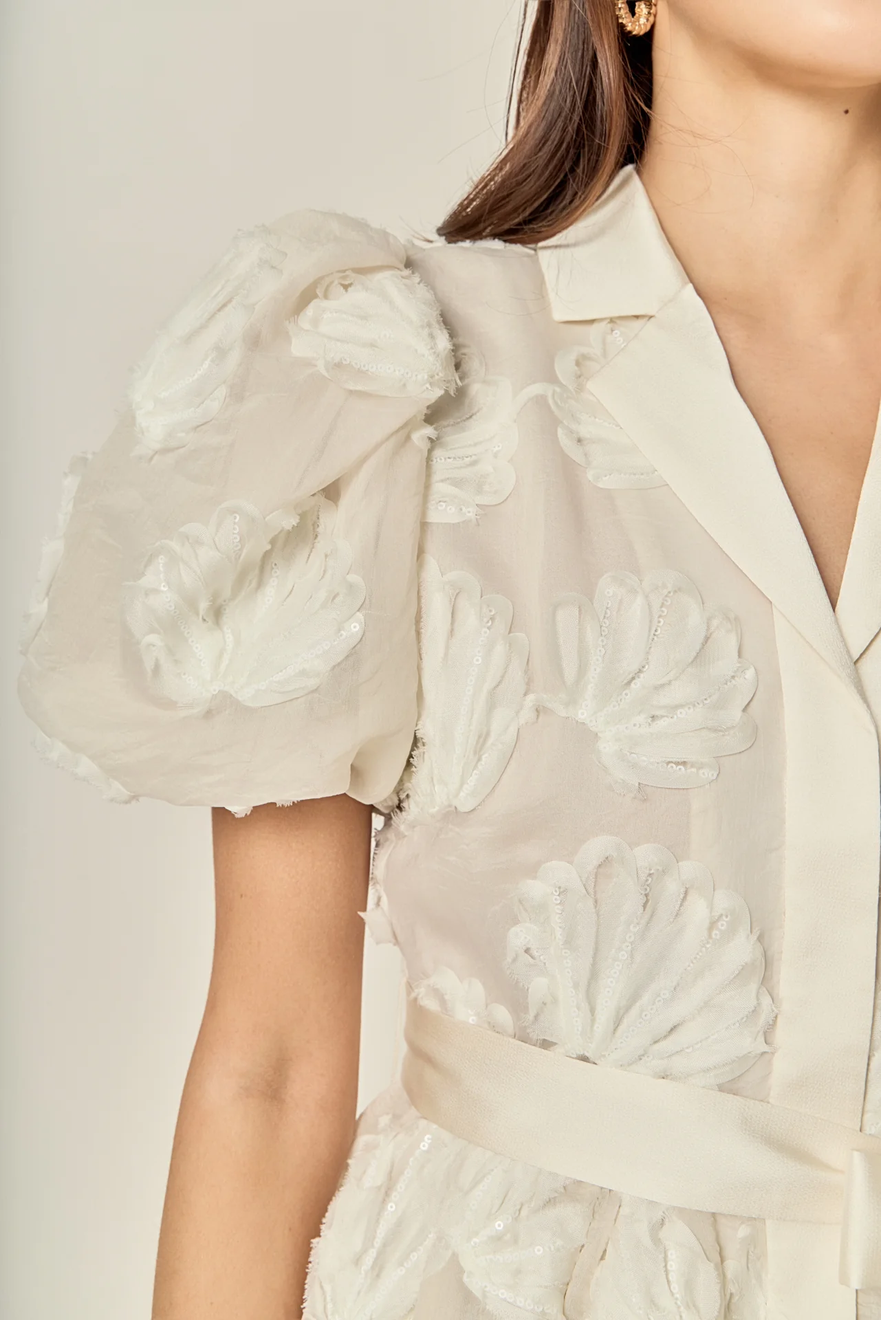 Shell Mini Shirt Dress - Image 7