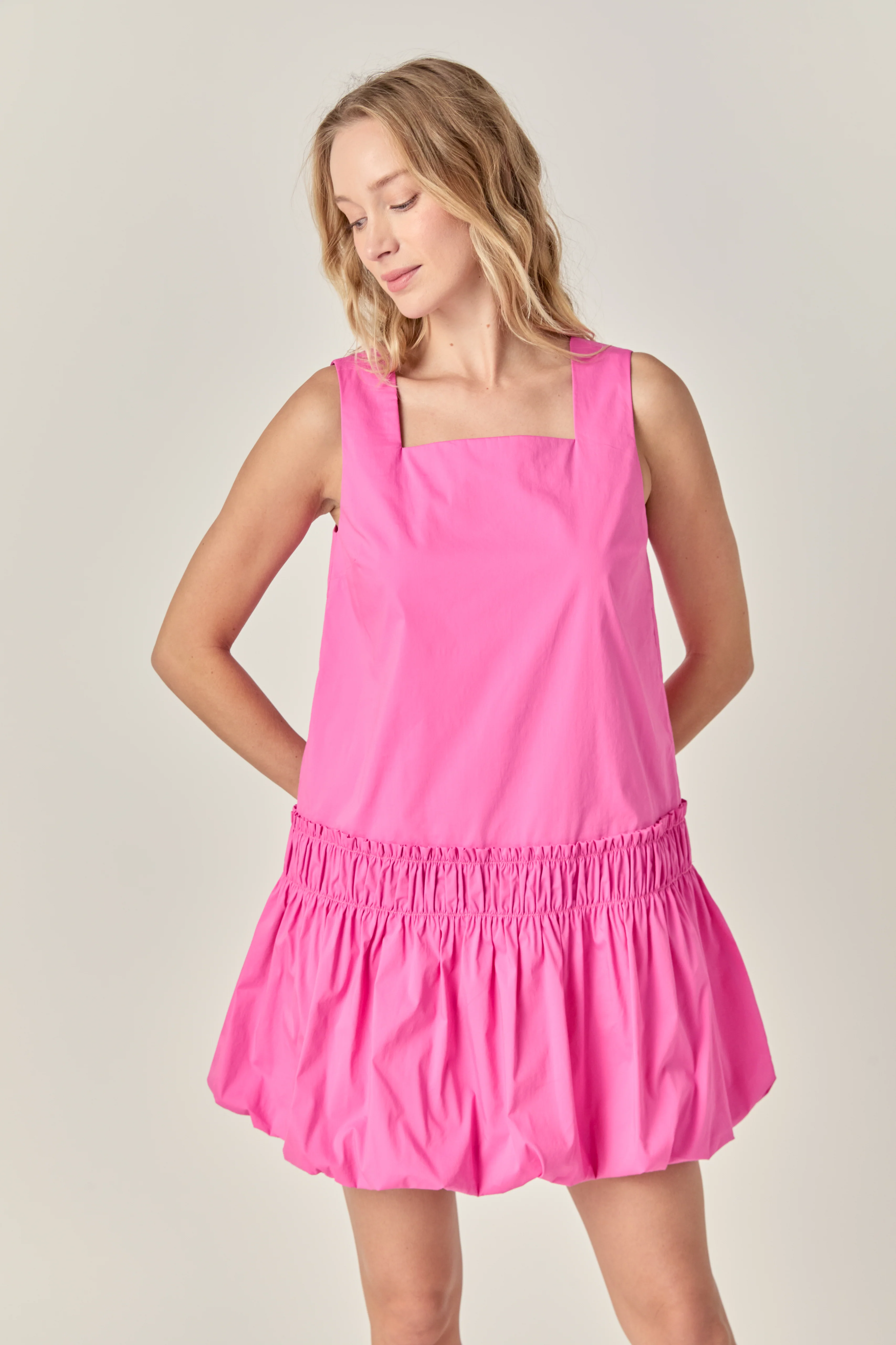 Shirring Detailed Sleeveless Dress - Image 5