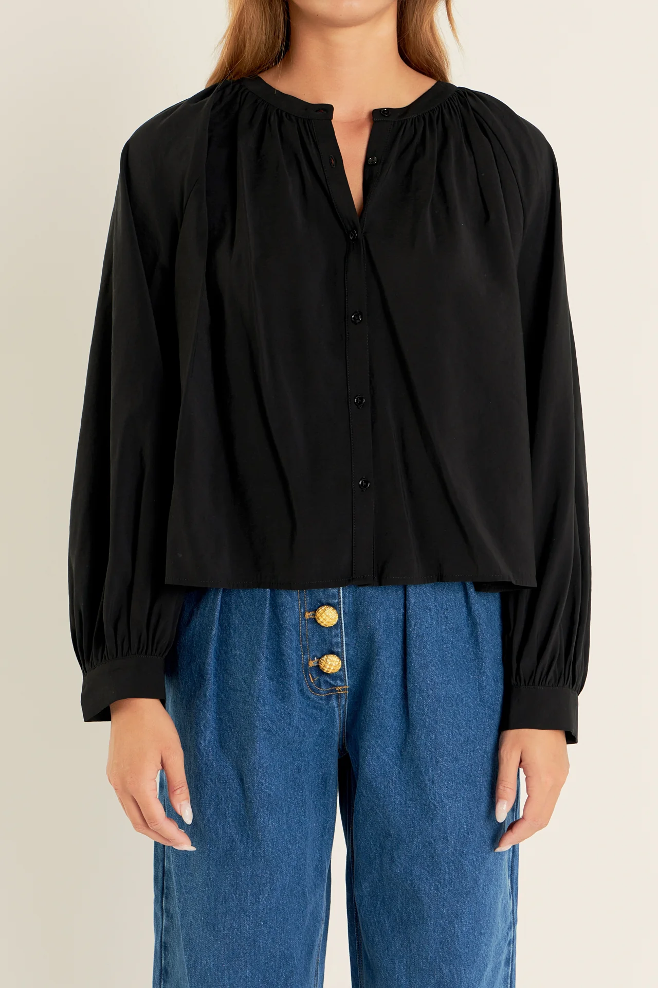 Shirring Detail Top - Image 7