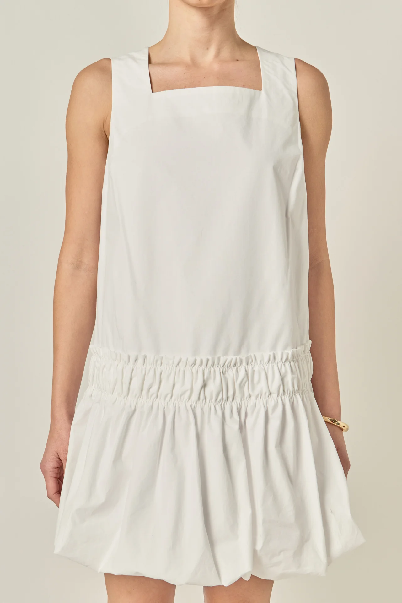 Shirring Detailed Sleeveless Dress - Image 2