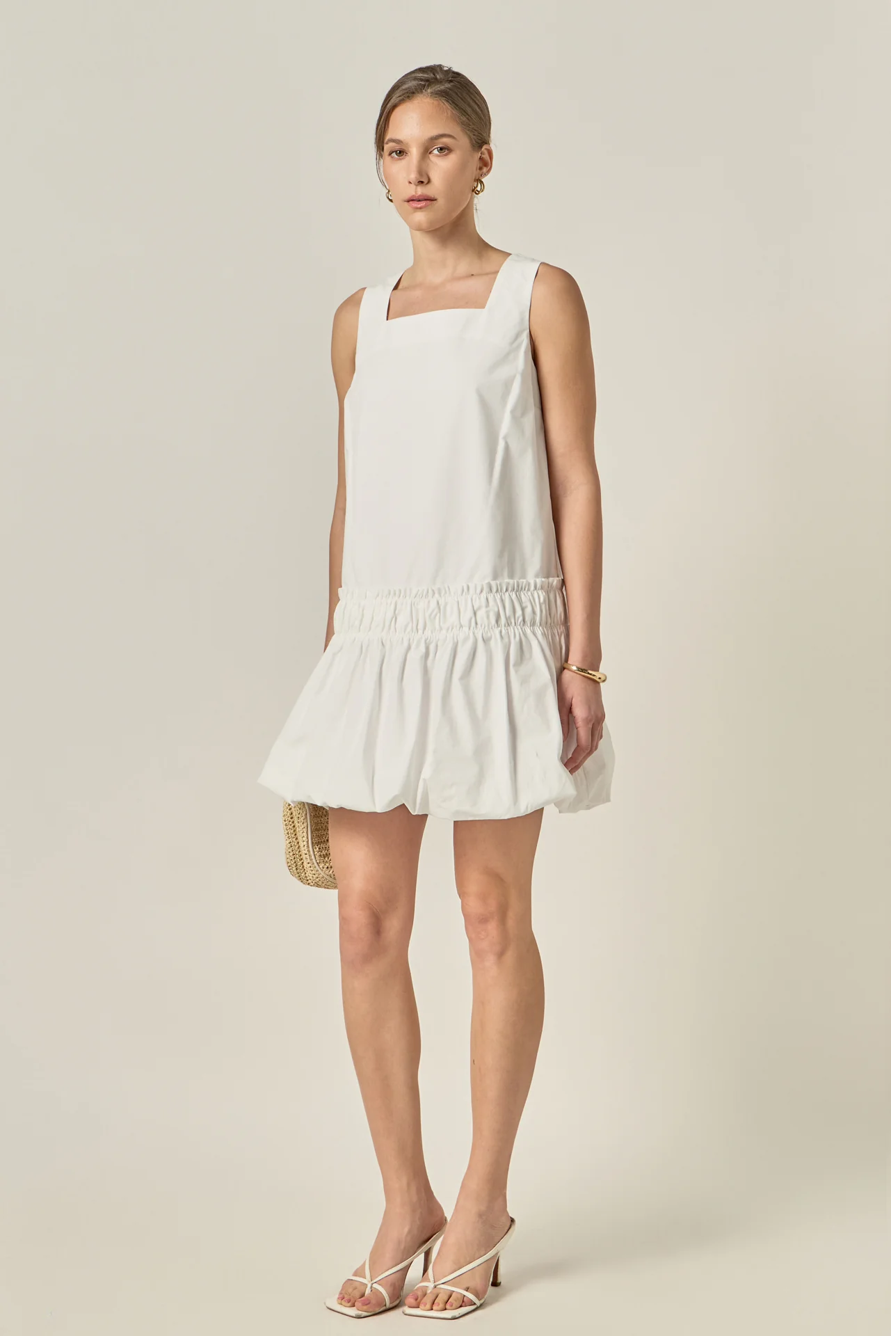 Shirring Detailed Sleeveless Dress - Image 3