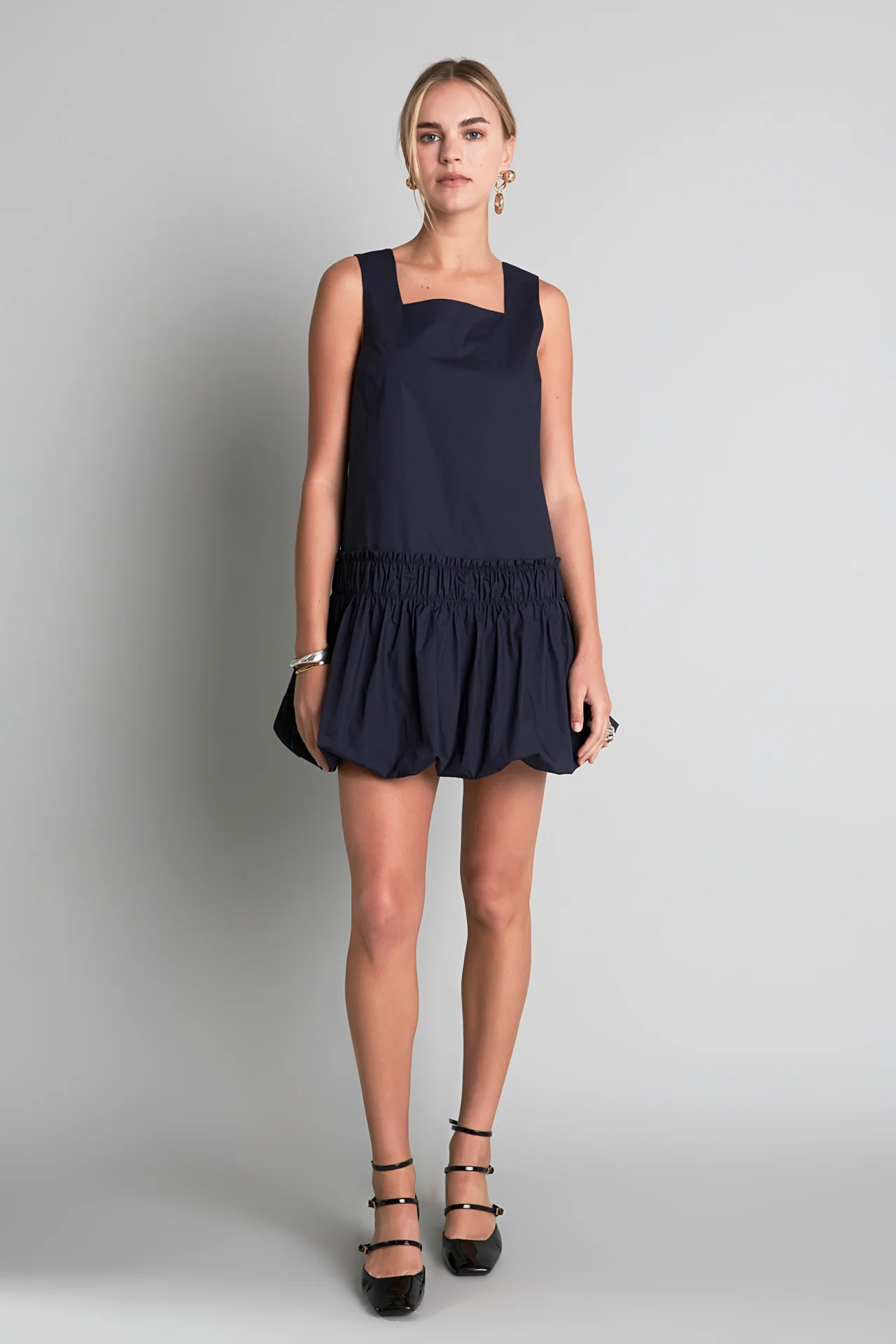 Shirring Detailed Sleeveless Dress - Image 6