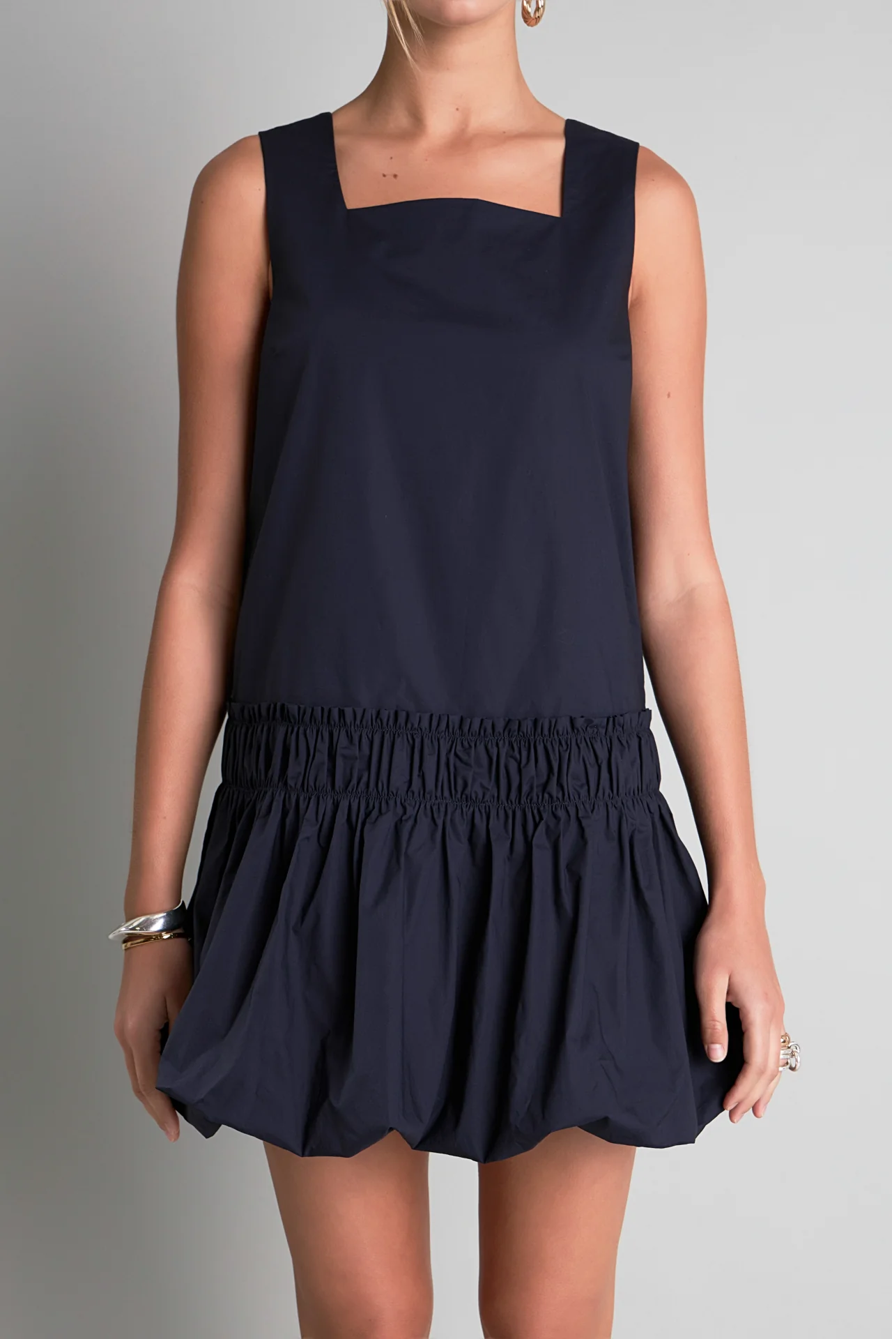 Shirring Detailed Sleeveless Dress - Image 7