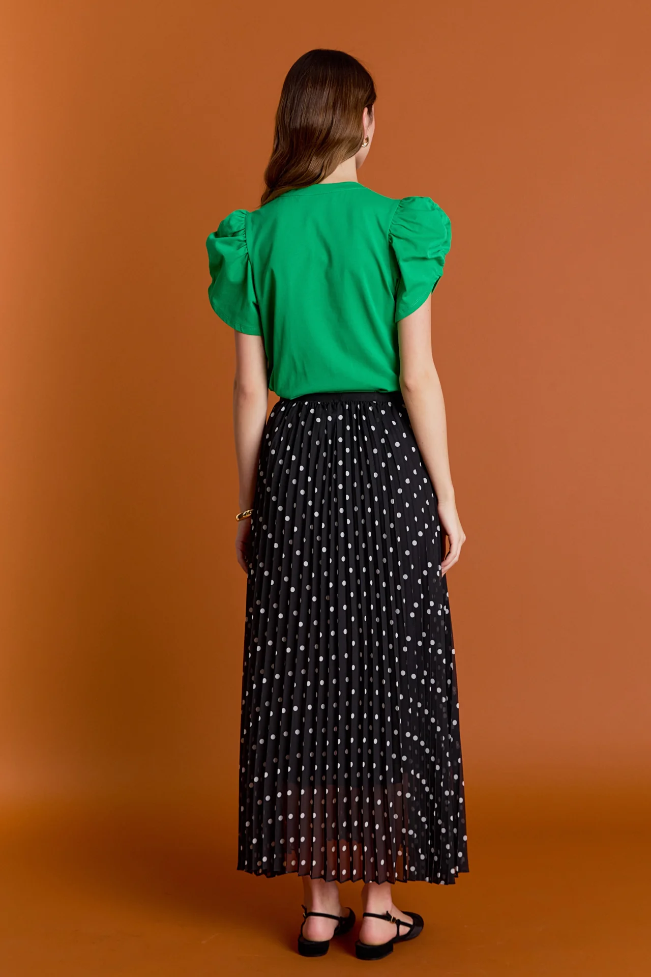 Ruched Sleeve T-Shirt - Image 4