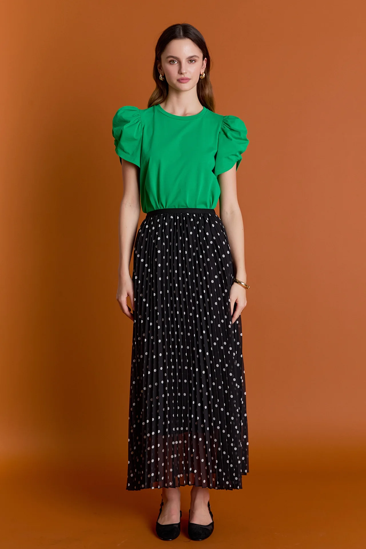 Ruched Sleeve T-Shirt - Image 5