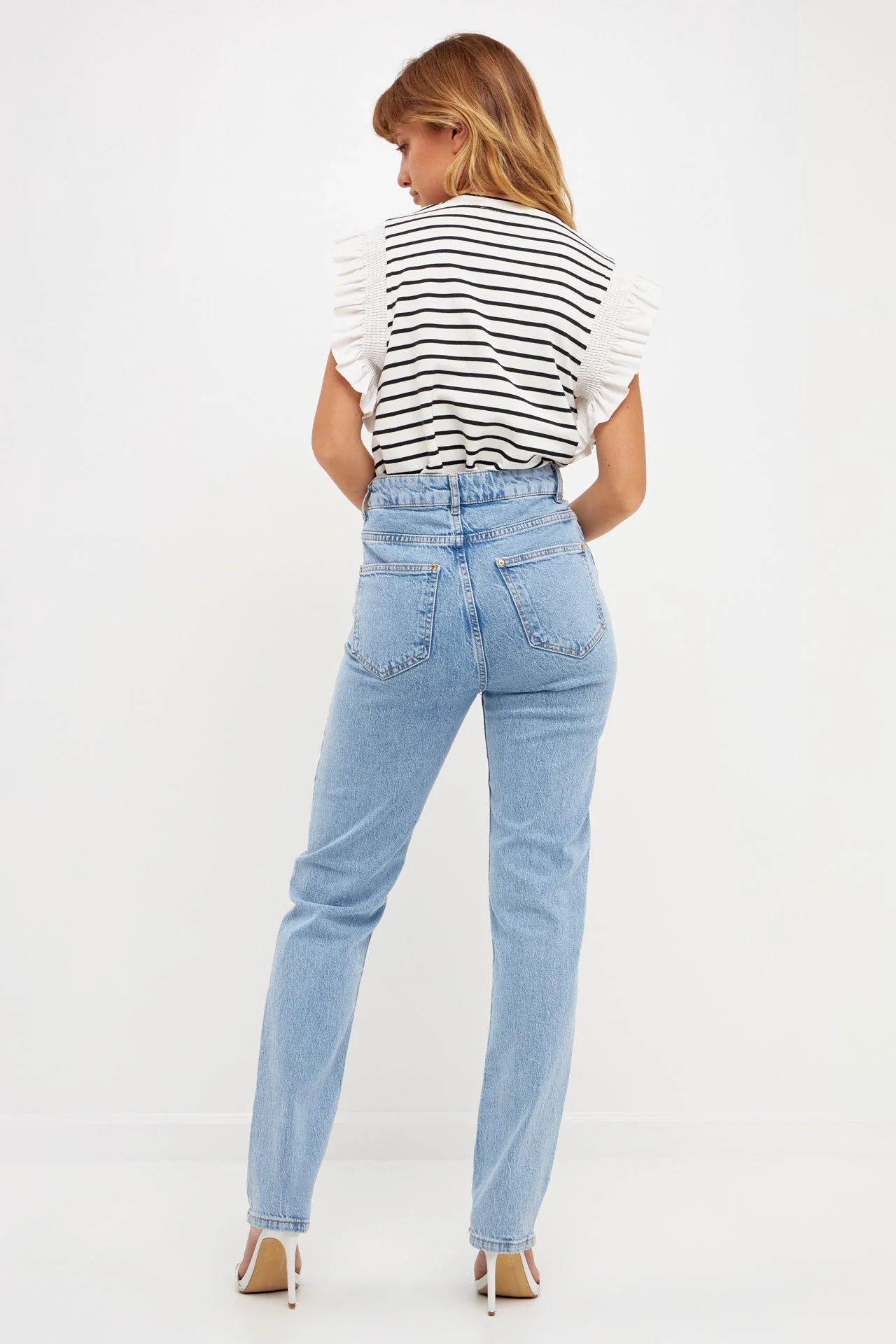 Ruffle Cap Sleeve Top - Image 14