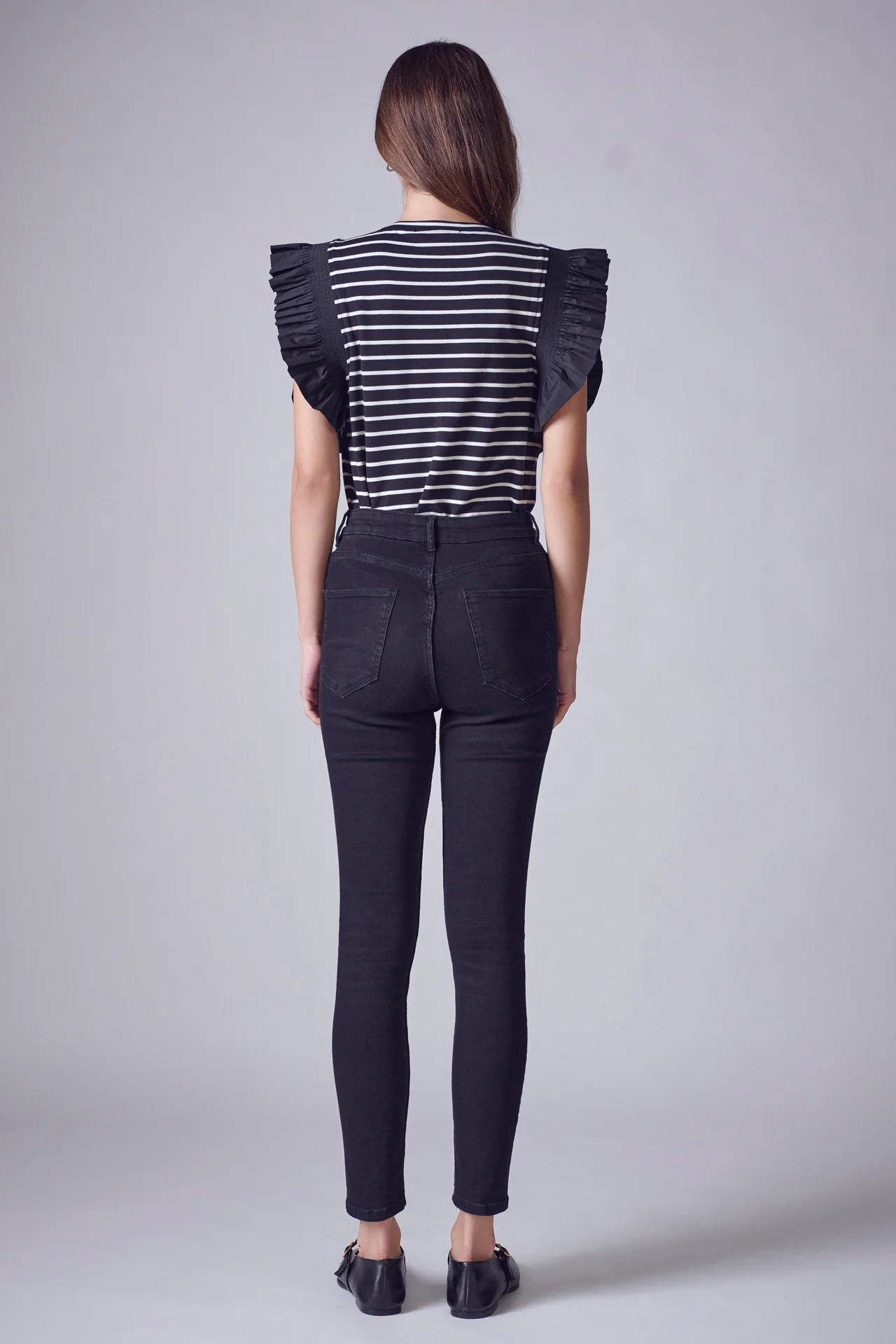 Ruffle Cap Sleeve Top - Image 4