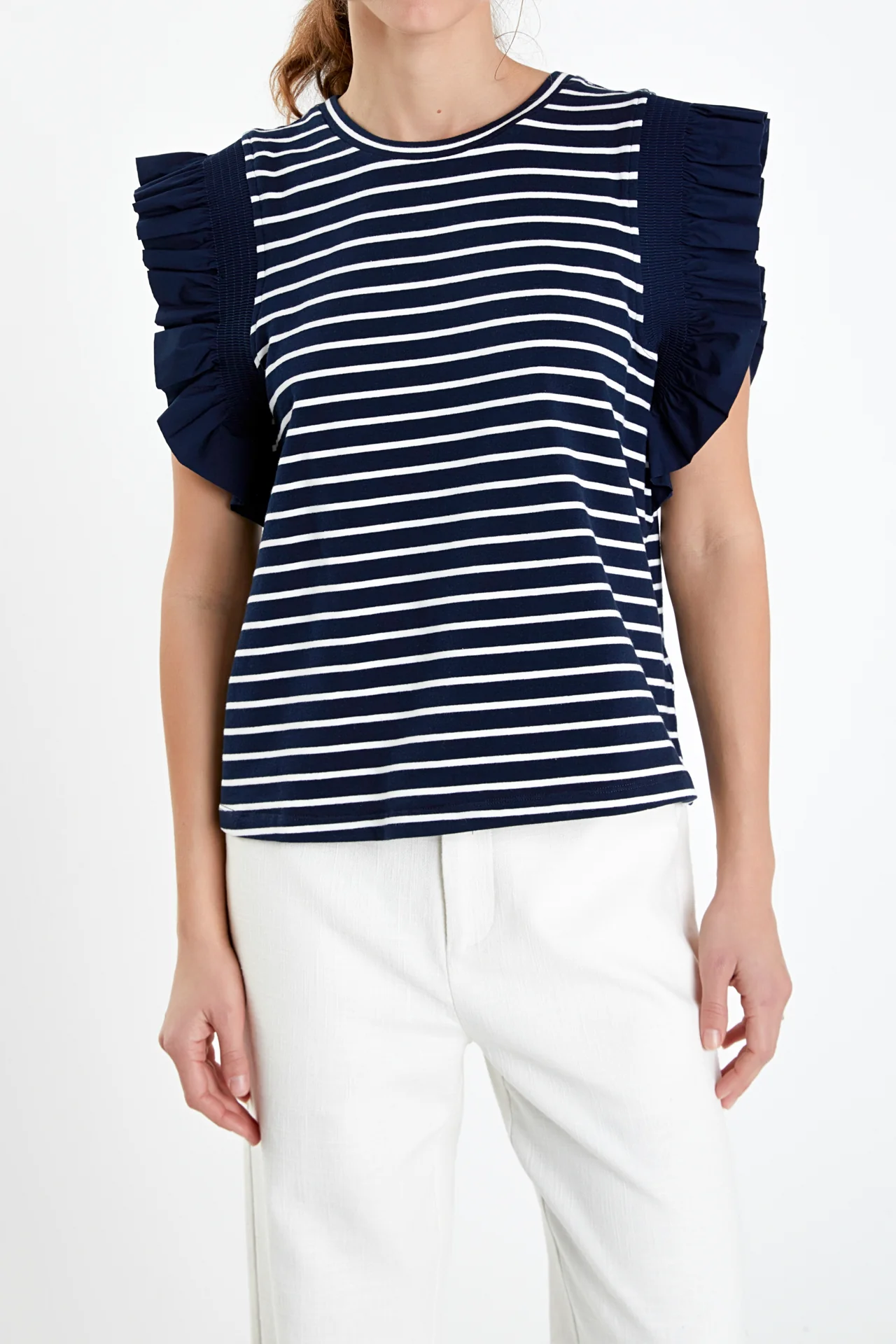 Ruffle Cap Sleeve Top - Image 8