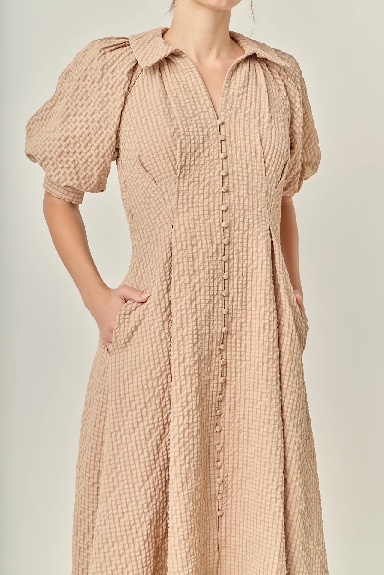 Shirt Midi Dress - Image 12