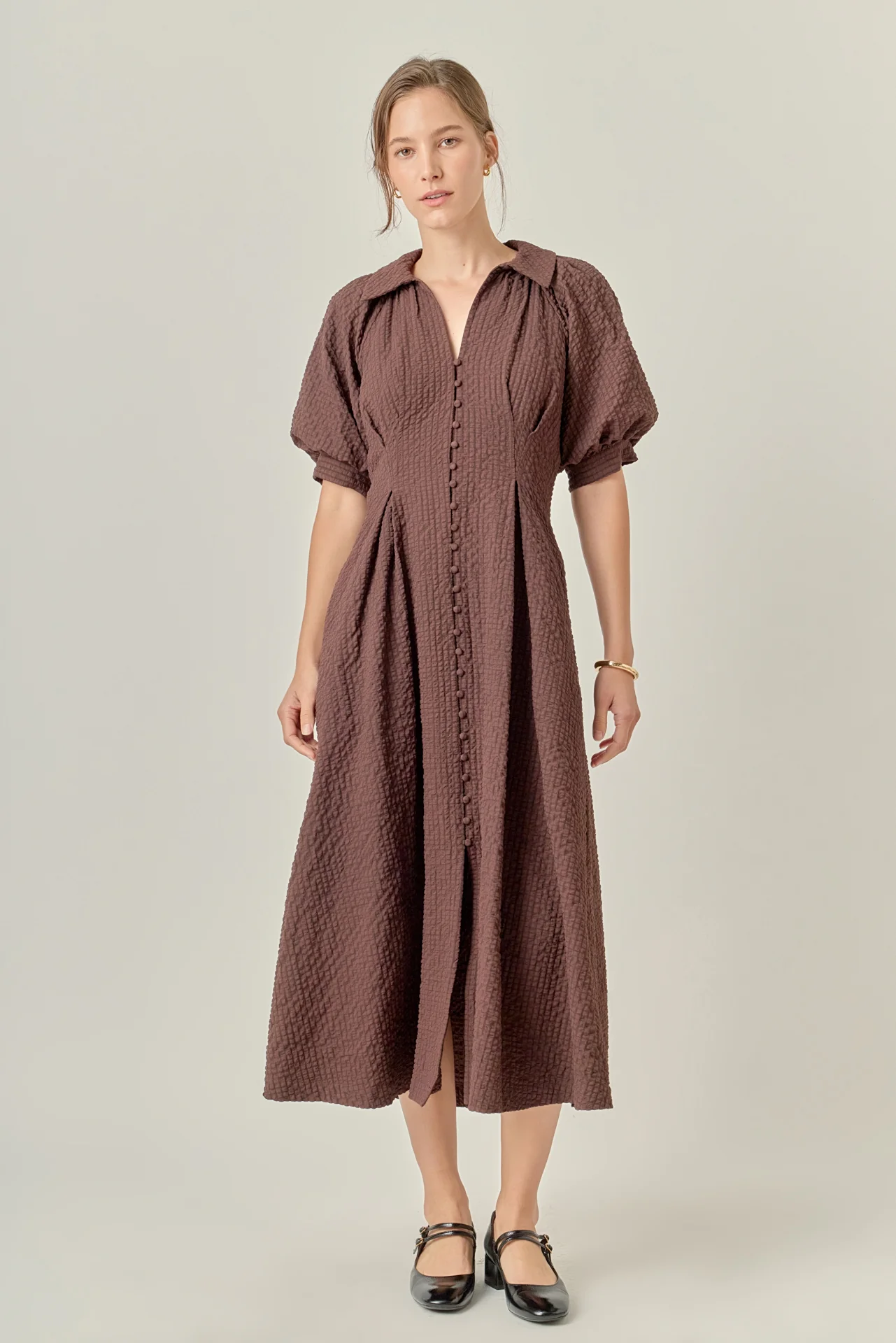 Shirt Midi Dress - Image 16