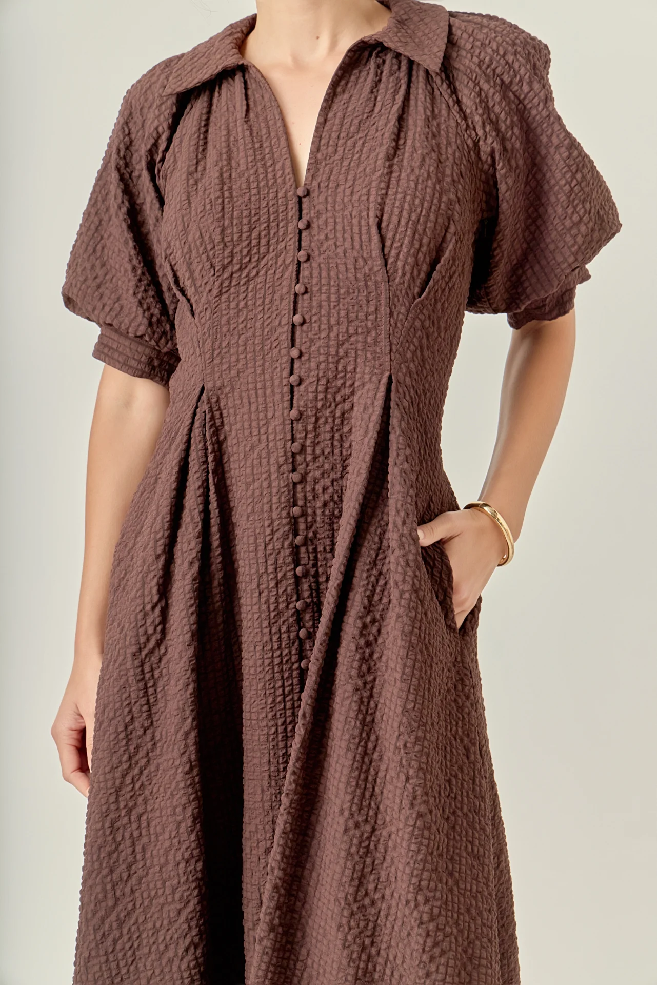 Shirt Midi Dress - Image 17