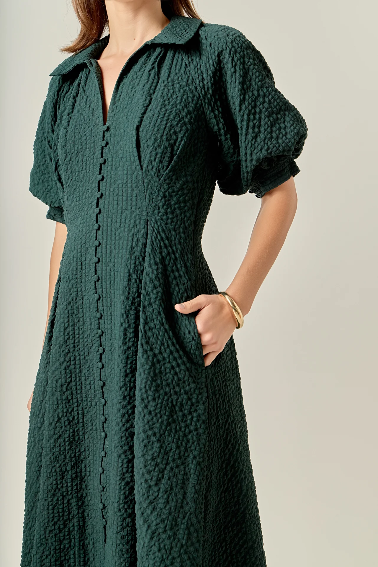 Shirt Midi Dress - Image 2