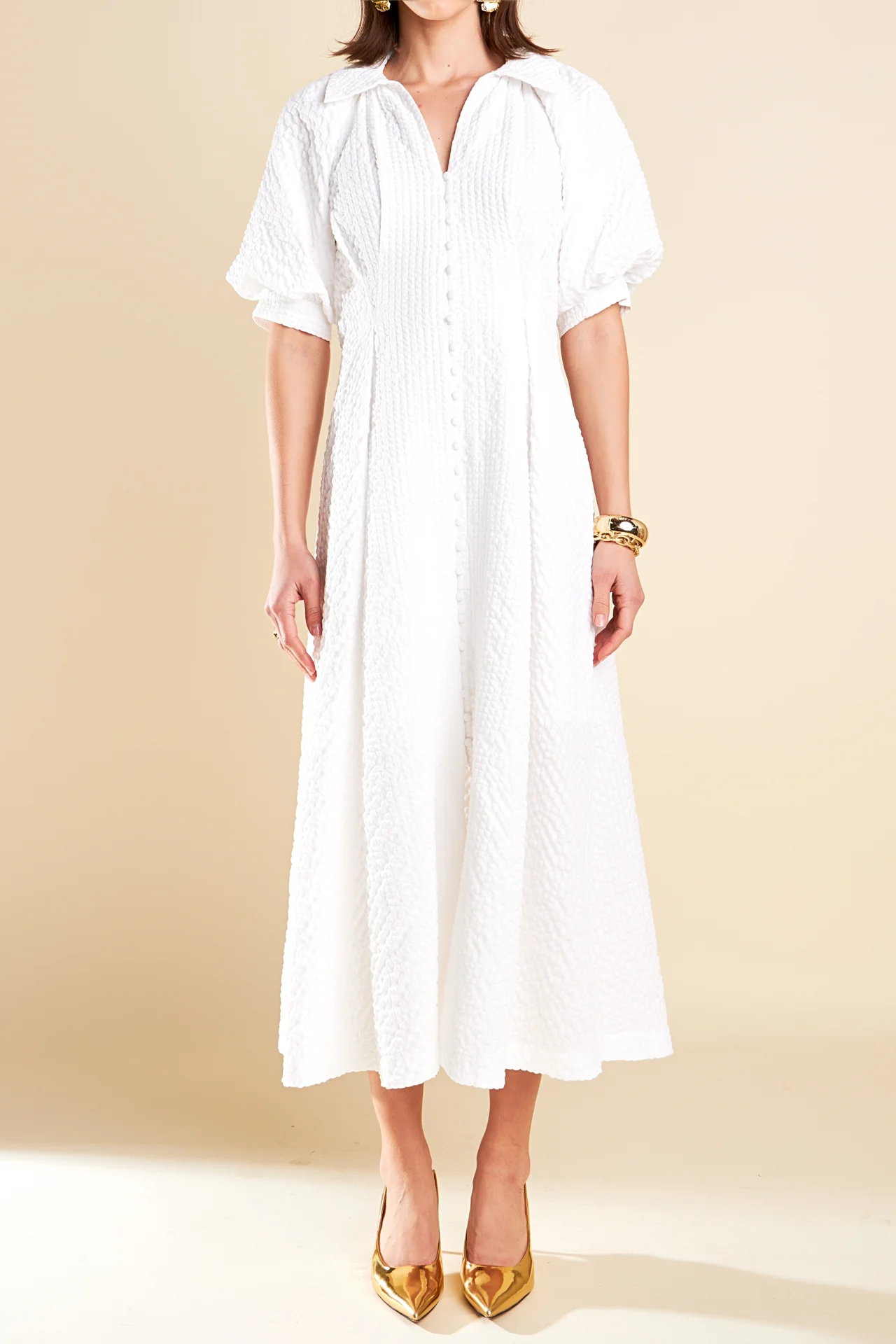 Shirt Midi Dress - Image 22