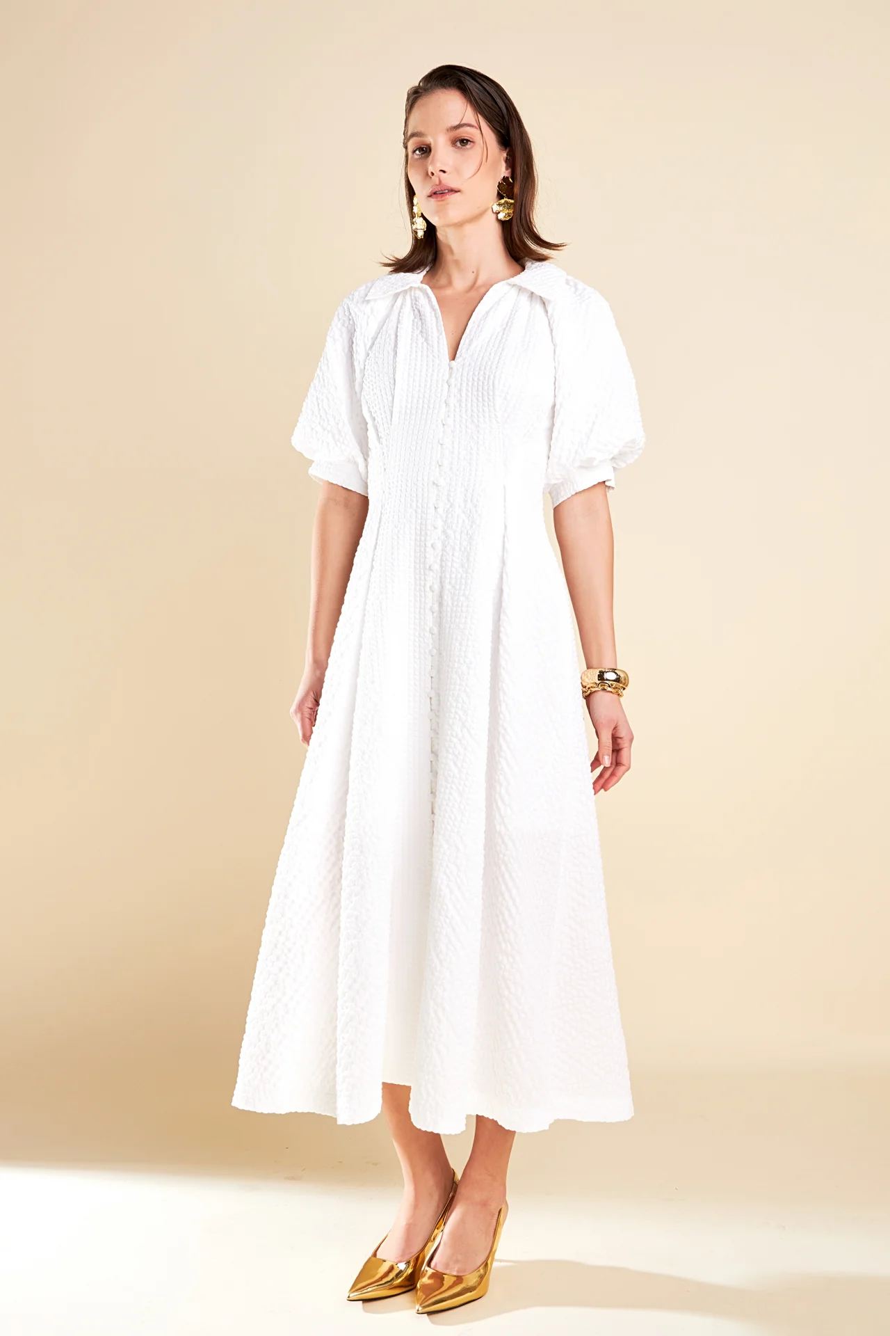 Shirt Midi Dress - Image 23