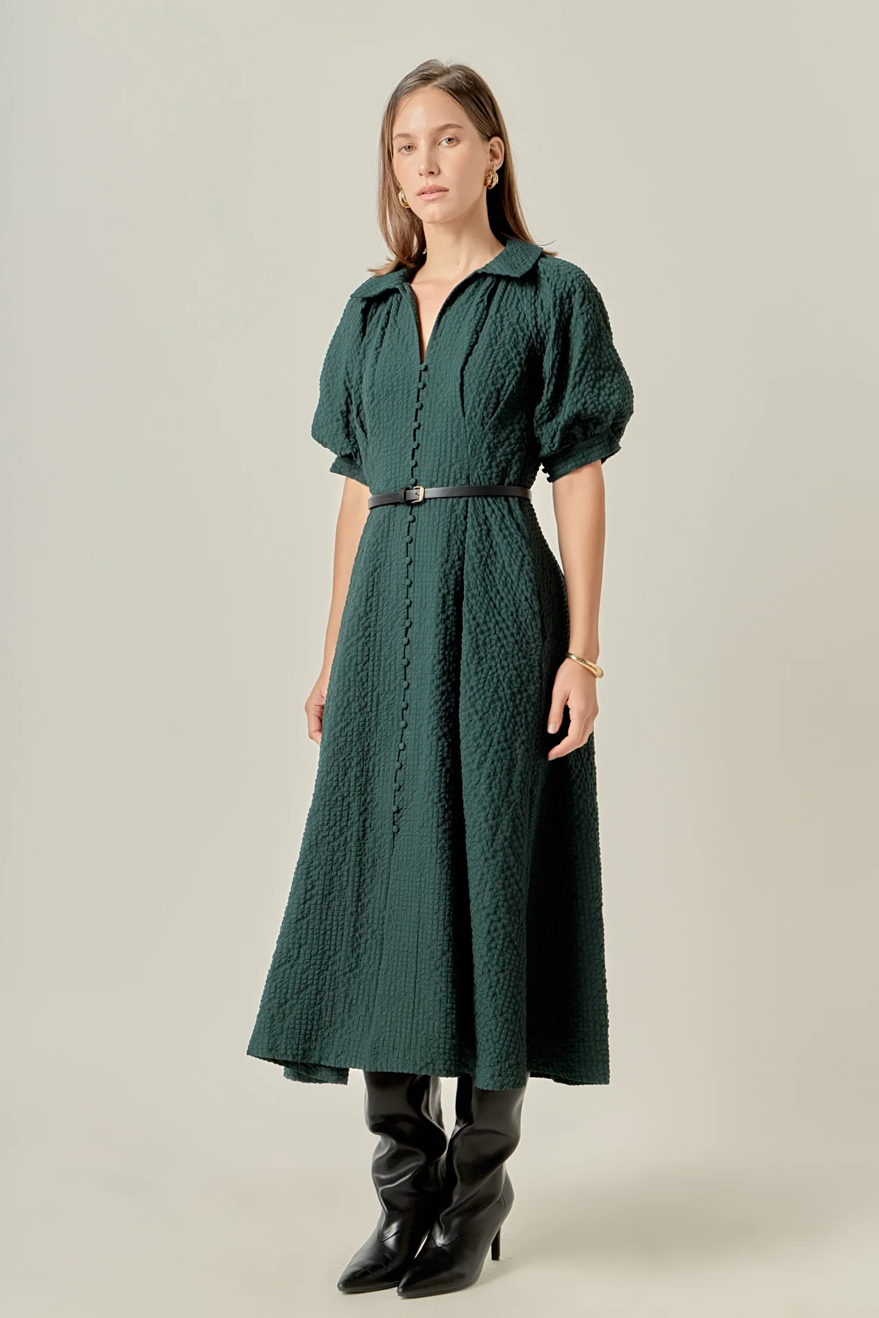 Shirt Midi Dress - Image 3