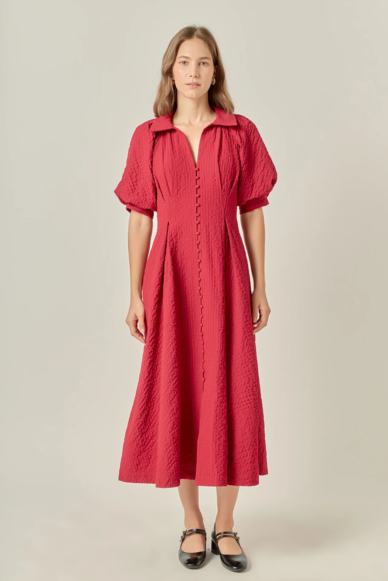Shirt Midi Dress - Image 6
